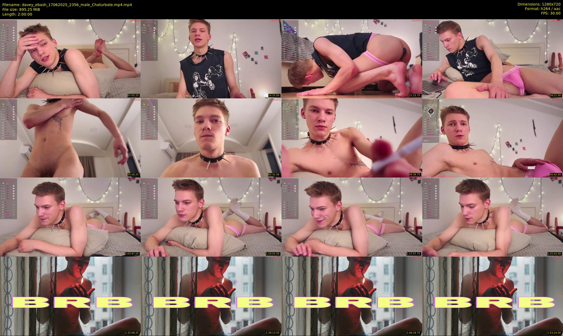 davey_ebash — 120 minute Chaturbate male cam show recording, 720p, Jun 17, 2025