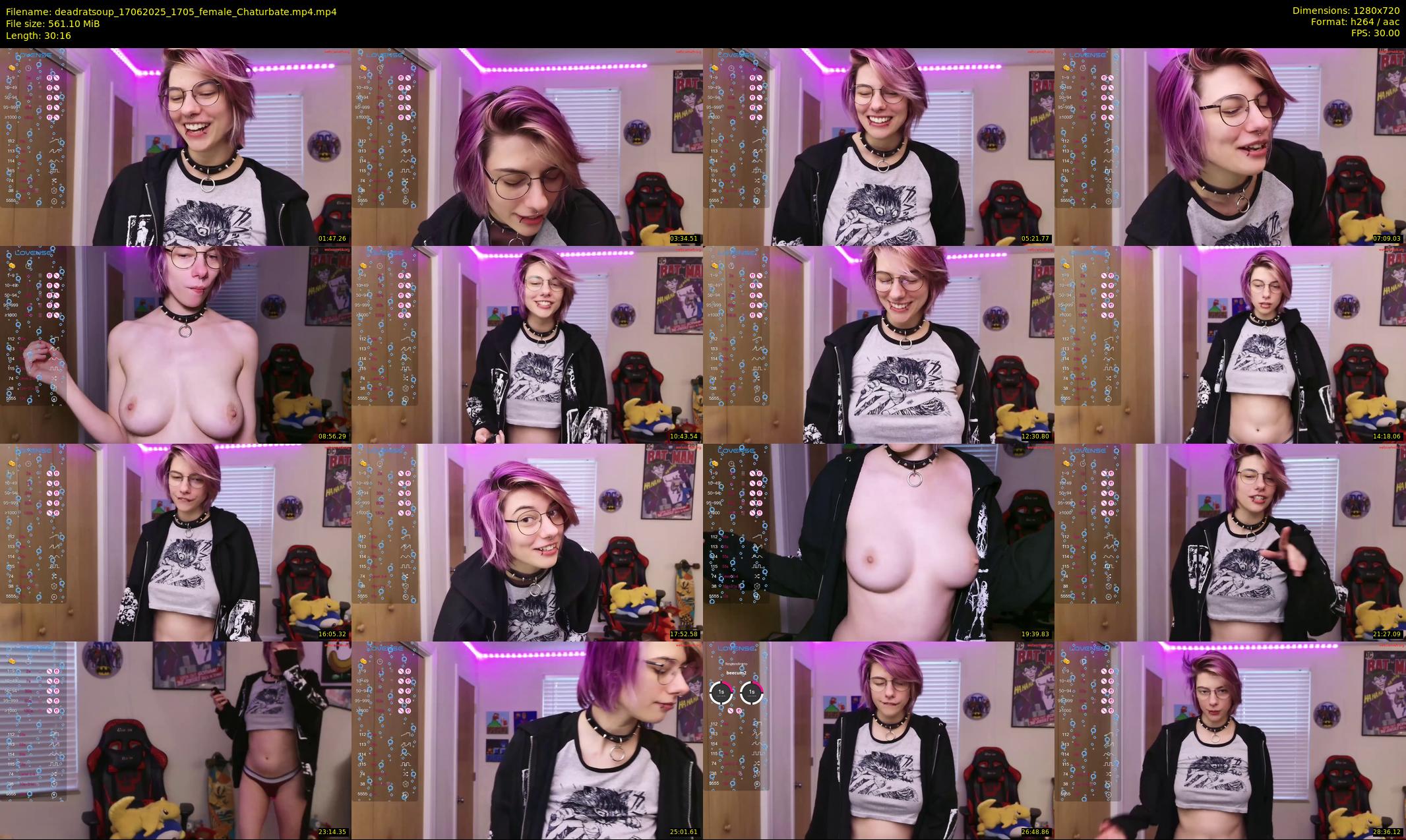 deadratsoup — 31 minute Chaturbate female cam show recording, 720p, Jun 17, 2025