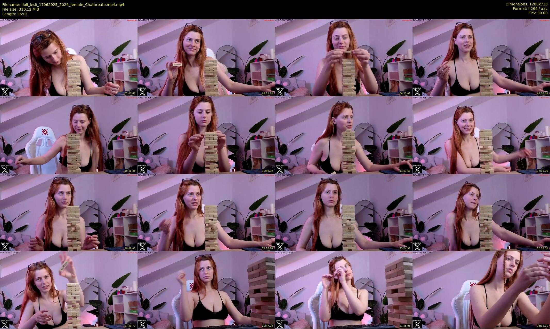 doll_lesli — 37 minute Chaturbate female cam show recording, 720p, Jun 17, 2025