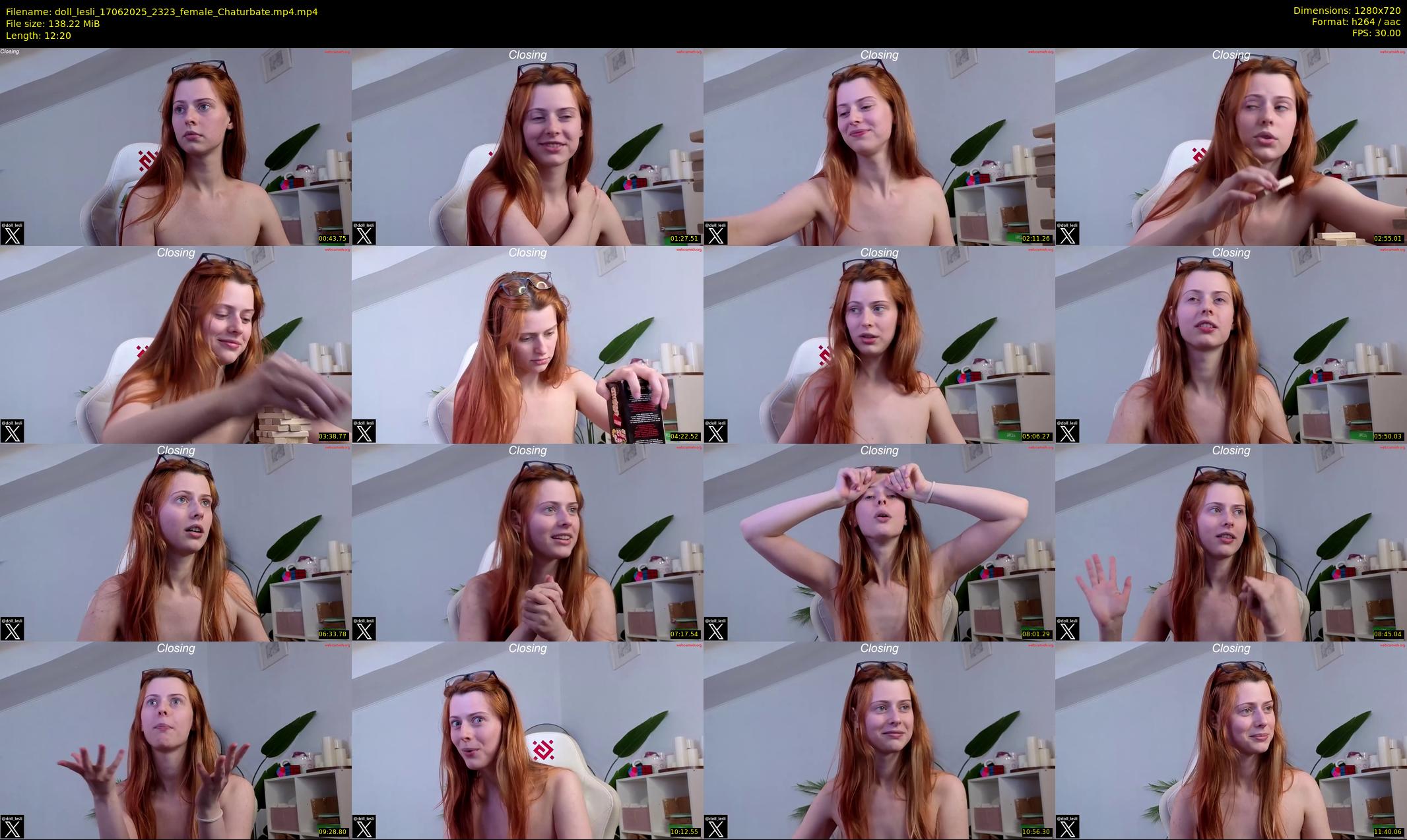 doll_lesli — 13 minute Chaturbate female cam show recording, 720p, Jun 17, 2025