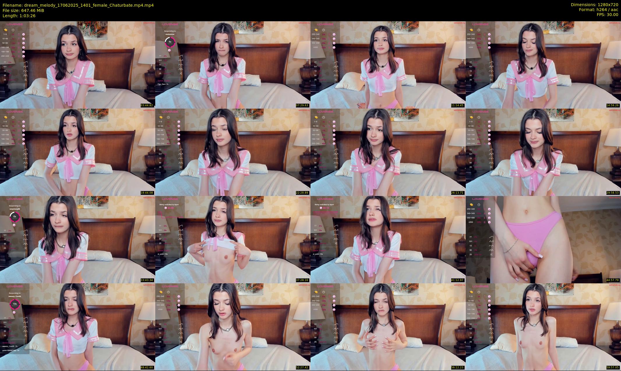 dream_melody — 64 minute Chaturbate female cam show recording, 720p, Jun 17, 2025