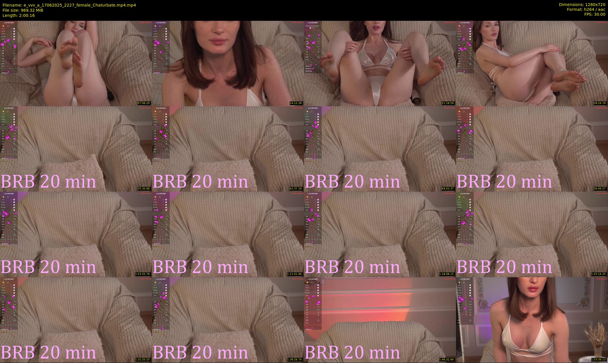 e_vvv_a — 121 minute Chaturbate female cam show recording, 720p, Jun 17, 2025