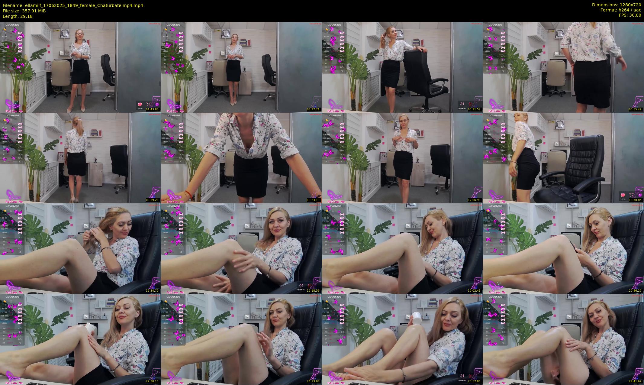 ellamilf — 30 minute Chaturbate female cam show recording, 720p, Jun 17, 2025