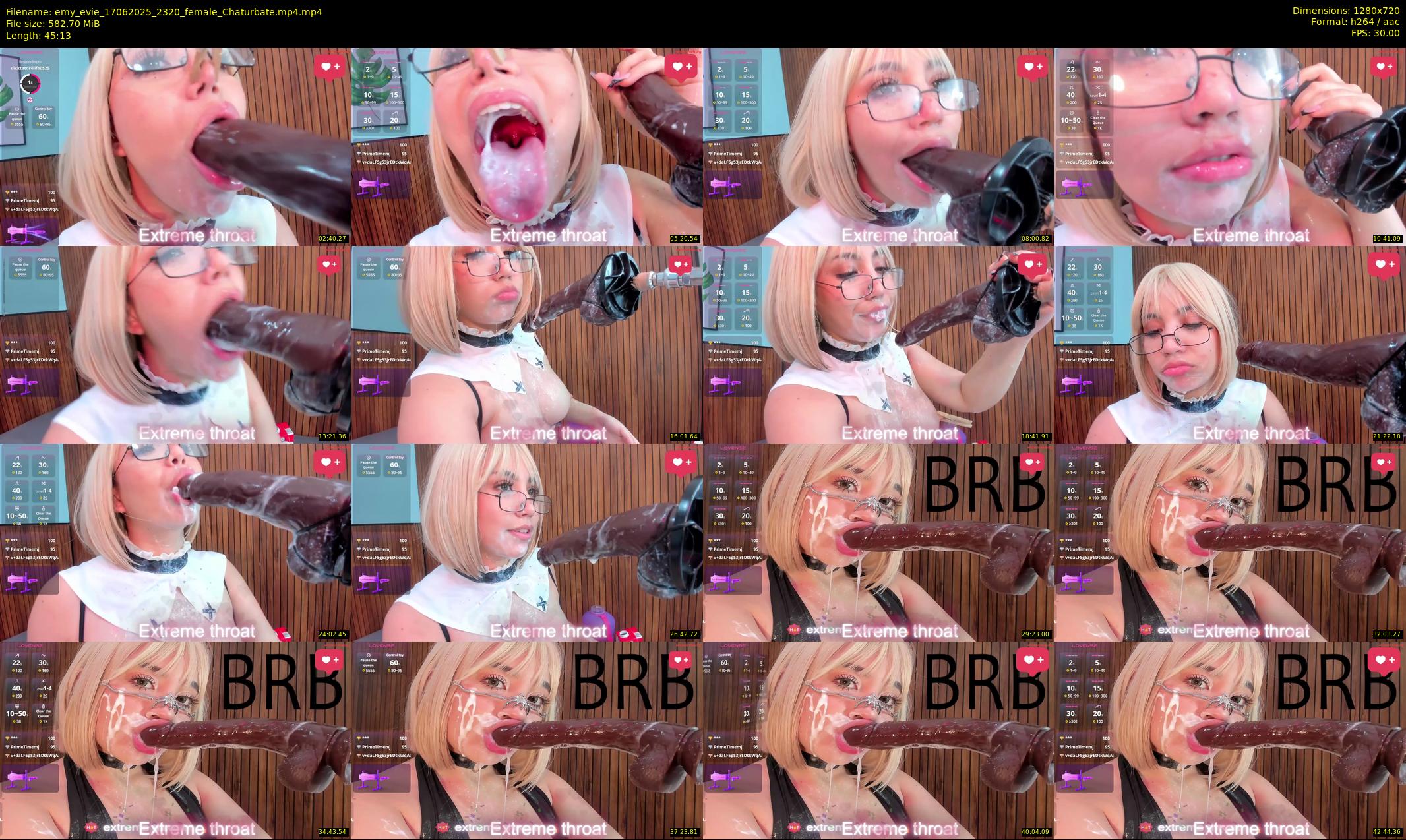 emy_evie — 46 minute Chaturbate female cam show recording, 720p, Jun 17, 2025