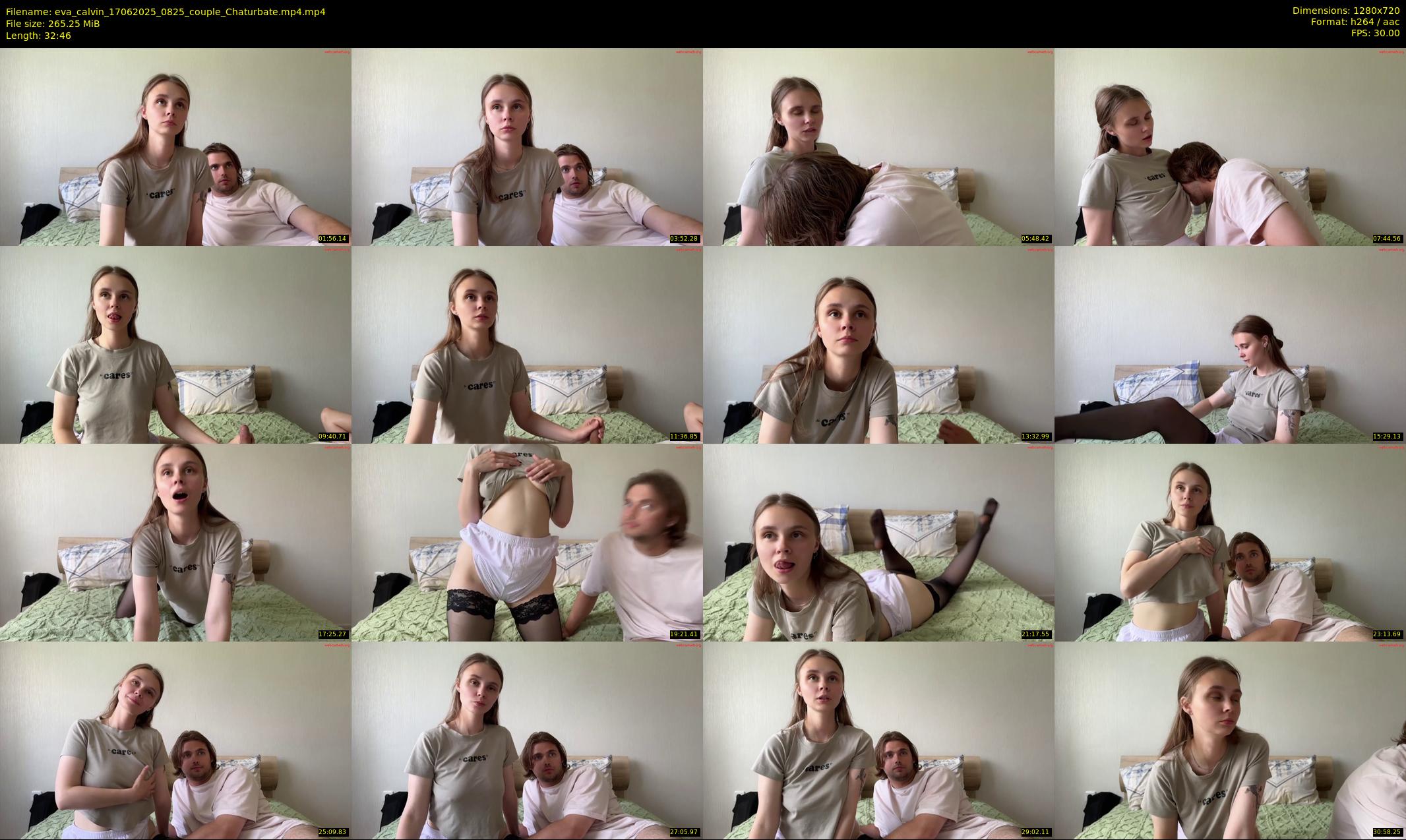 eva_calvin — 33 minute Chaturbate couple cam show recording, 720p, Jun 17, 2025