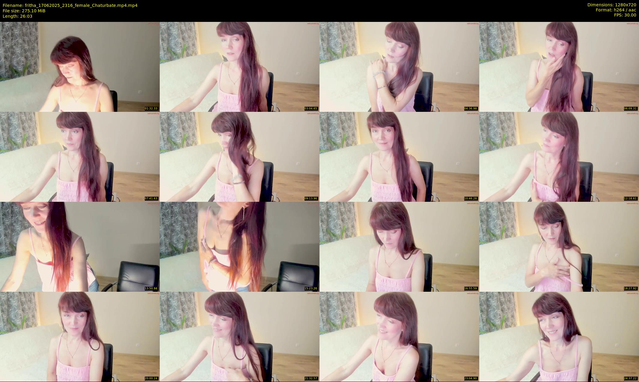 fritha — 27 minute Chaturbate female cam show recording, 720p, Jun 17, 2025