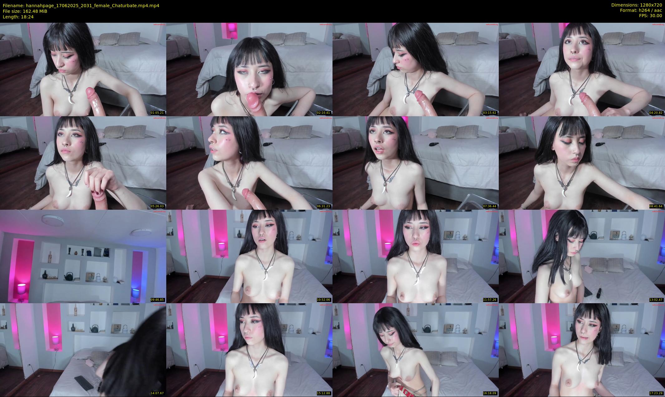 hannahpage — 19 minute Chaturbate female cam show recording, 720p, Jun 17, 2025