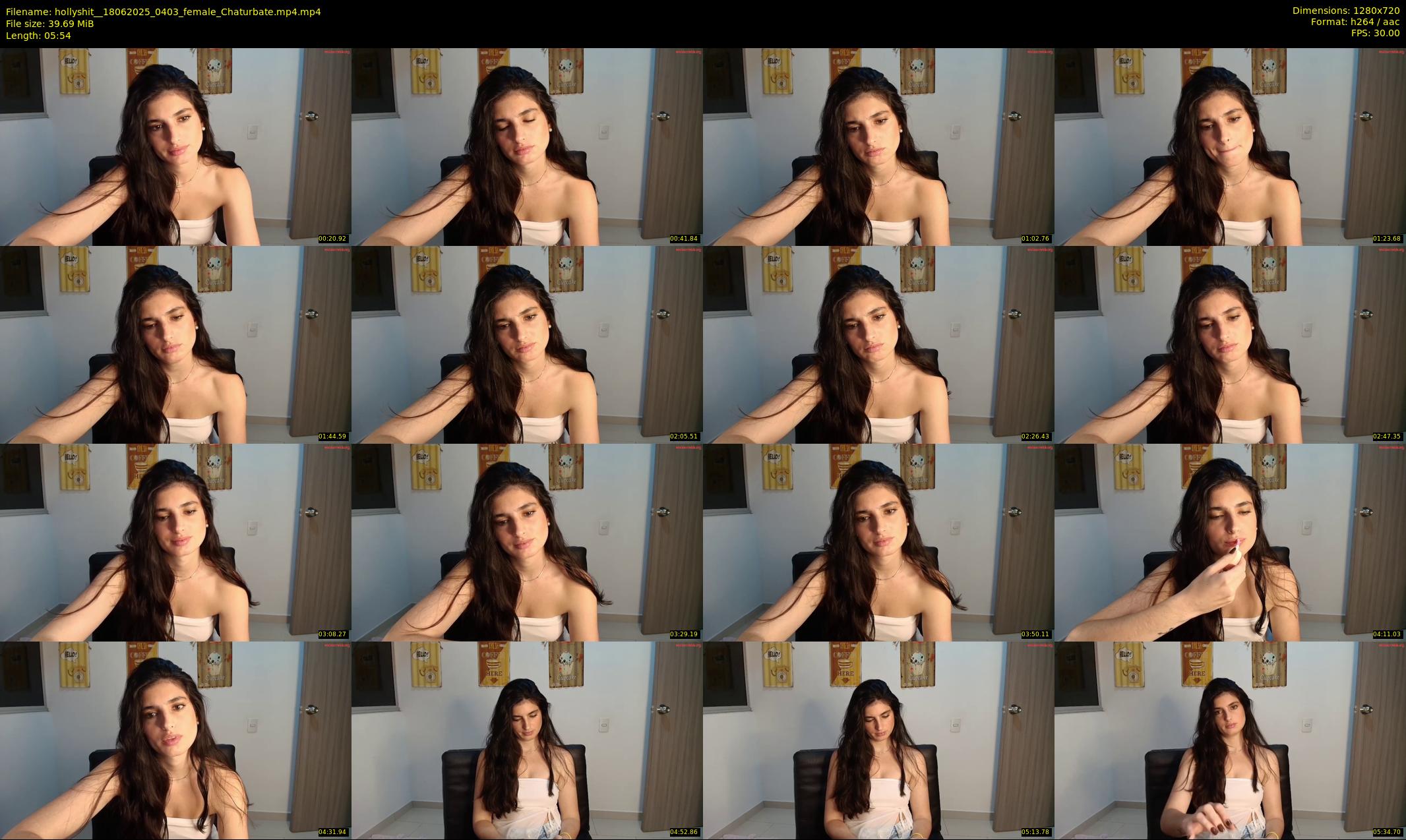 hollyshit_ — 6 minute Chaturbate female cam show recording, 720p, Jun 18, 2025