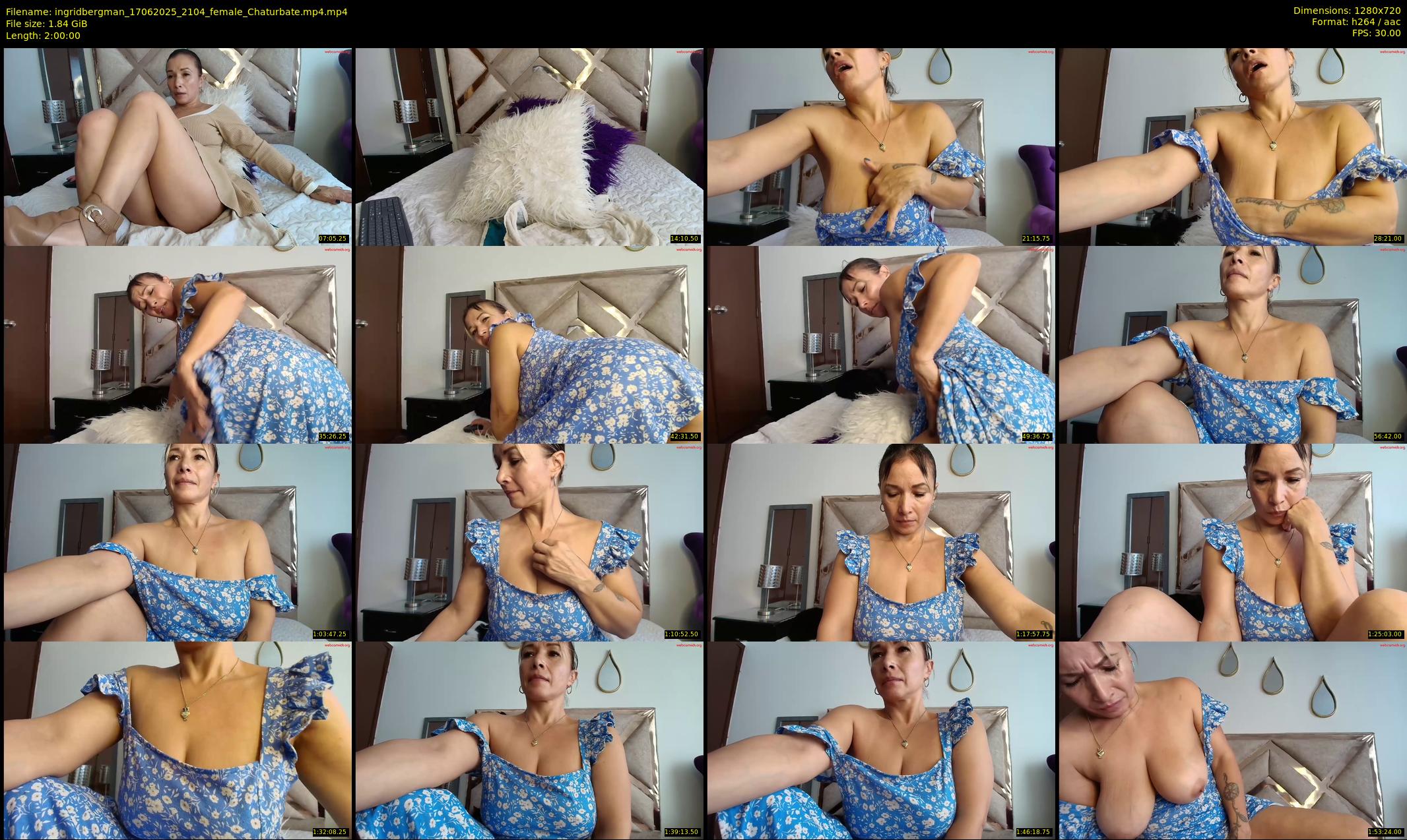 ingridbergman — 120 minute Chaturbate female cam show recording, 720p, Jun 17, 2025