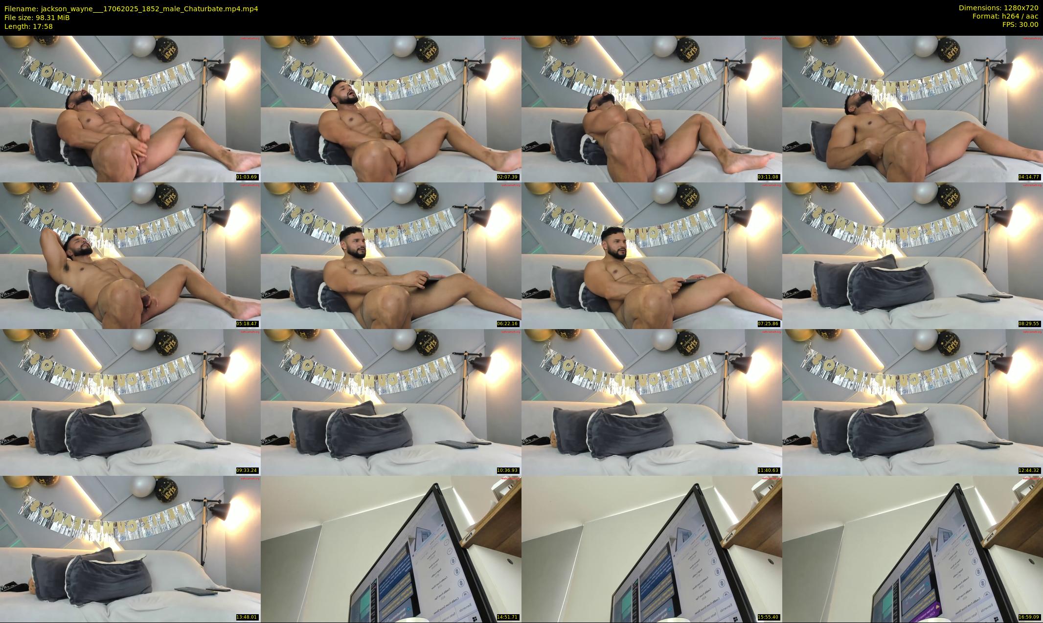 jackson_wayne__ — 18 minute Chaturbate male cam show recording, 720p, Jun 17, 2025
