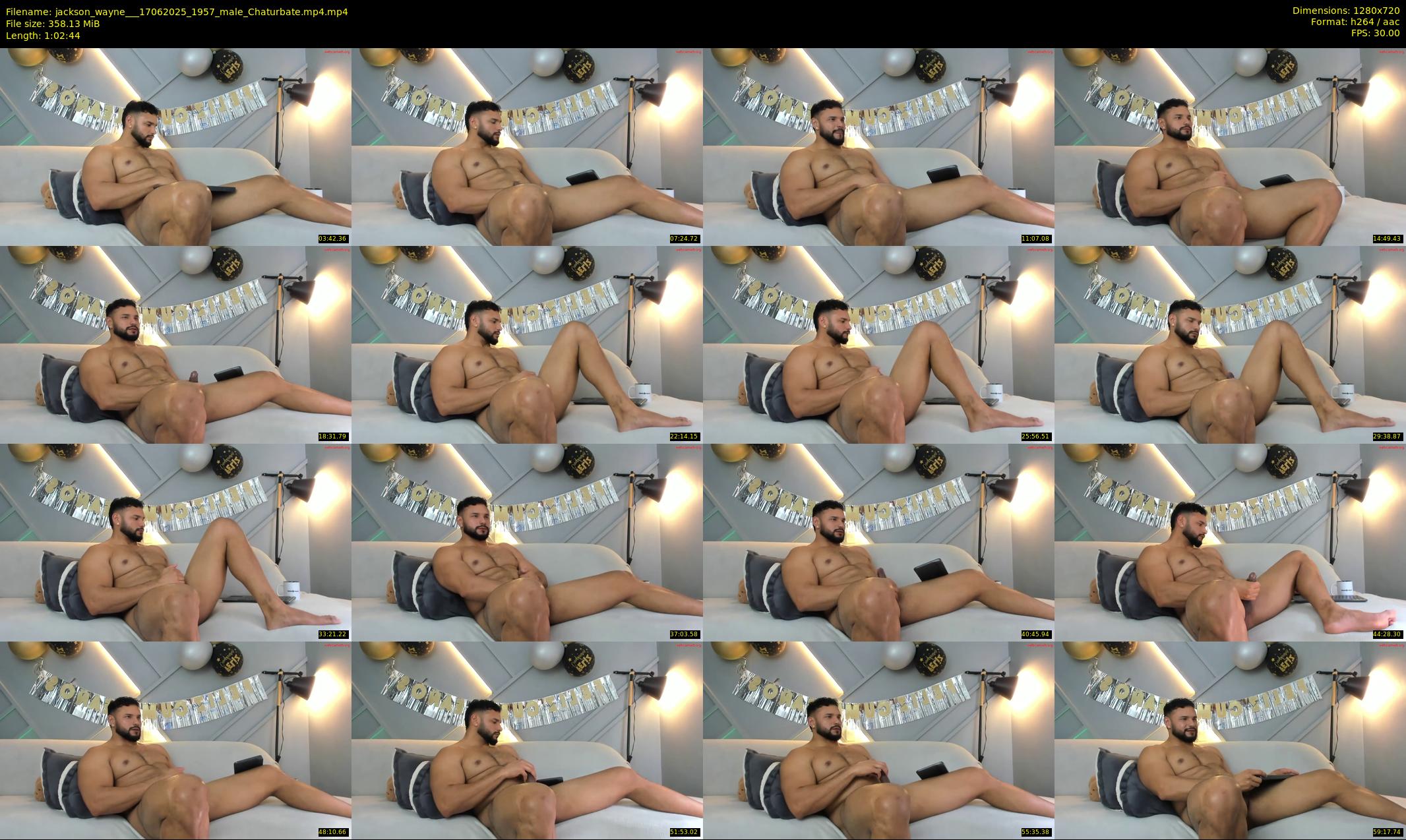 jackson_wayne__ — 63 minute Chaturbate male cam show recording, 720p, Jun 17, 2025