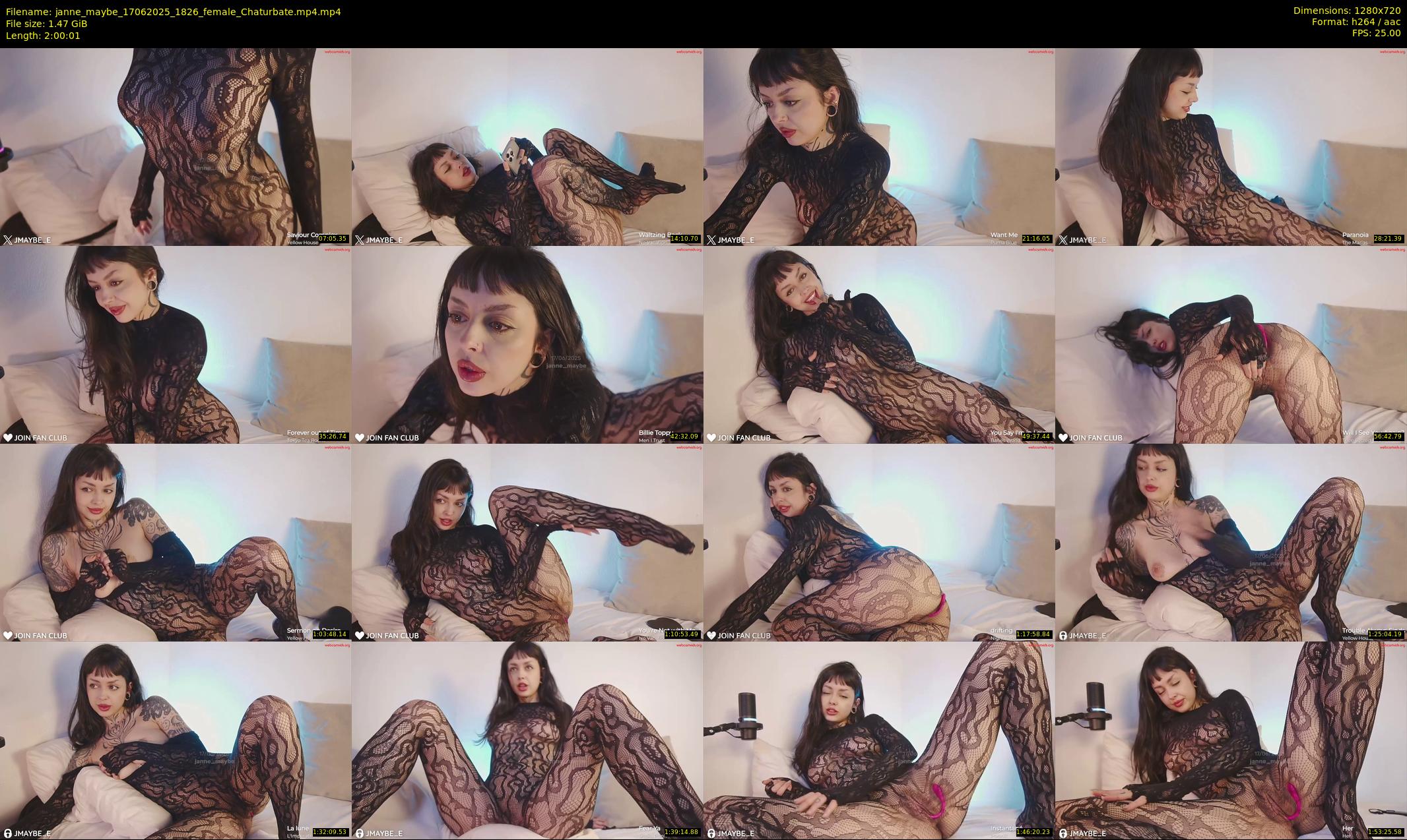 janne_maybe — 121 minute Chaturbate female cam show recording, 720p, Jun 17, 2025