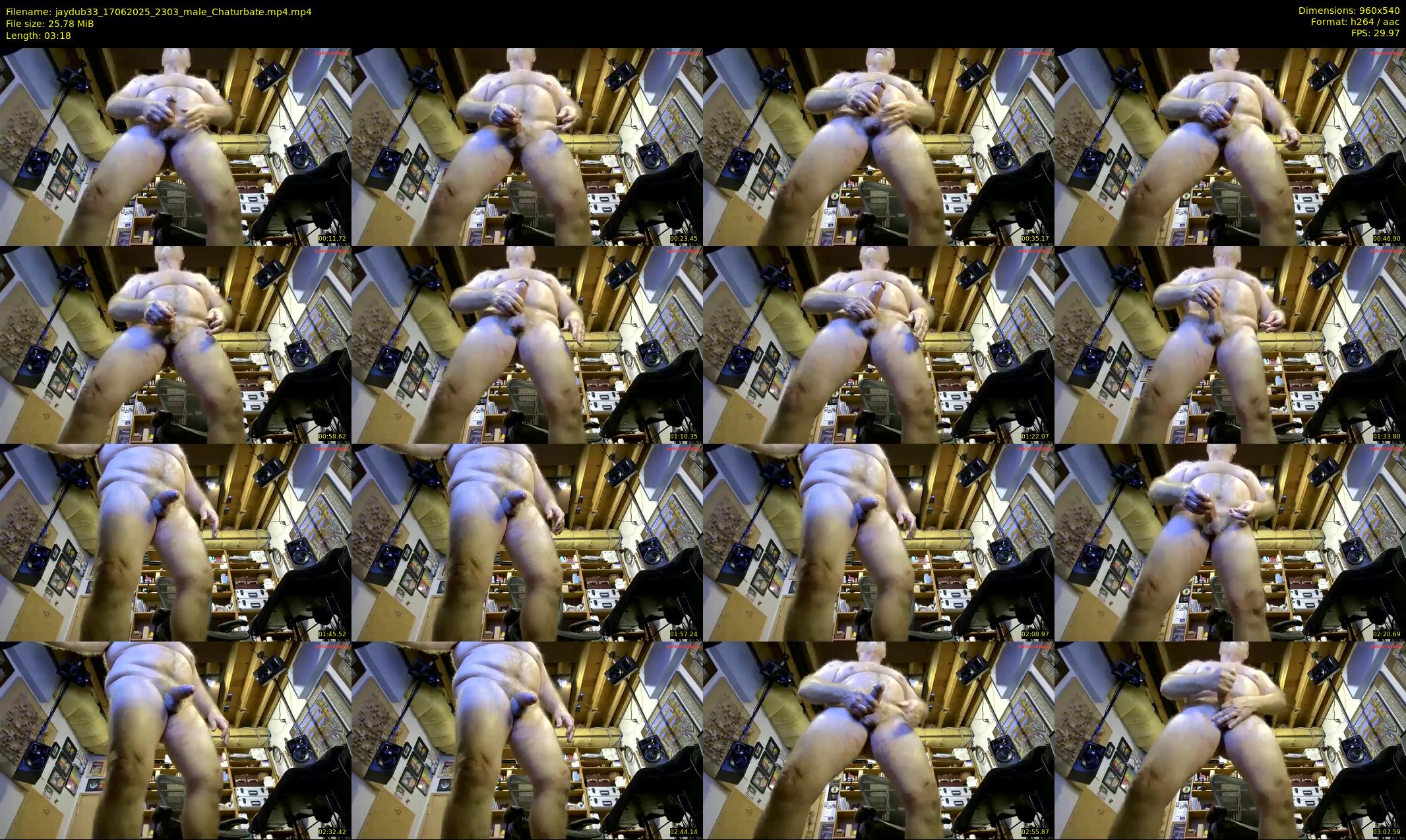 jaydub33 — 4 minute Chaturbate male cam show recording, 480p, Jun 17, 2025