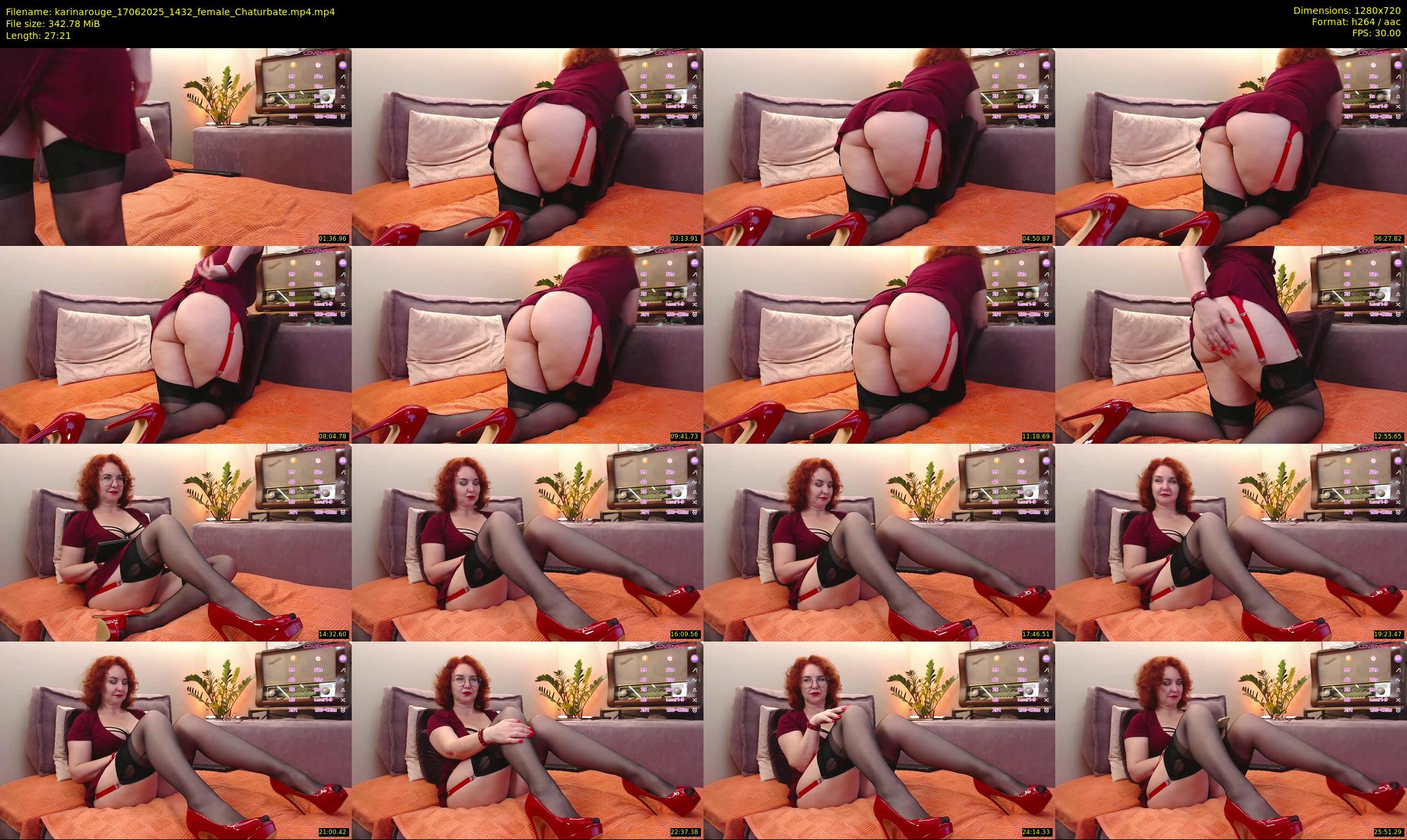 karinarouge — 28 minute Chaturbate female cam show recording, 720p, Jun 17, 2025