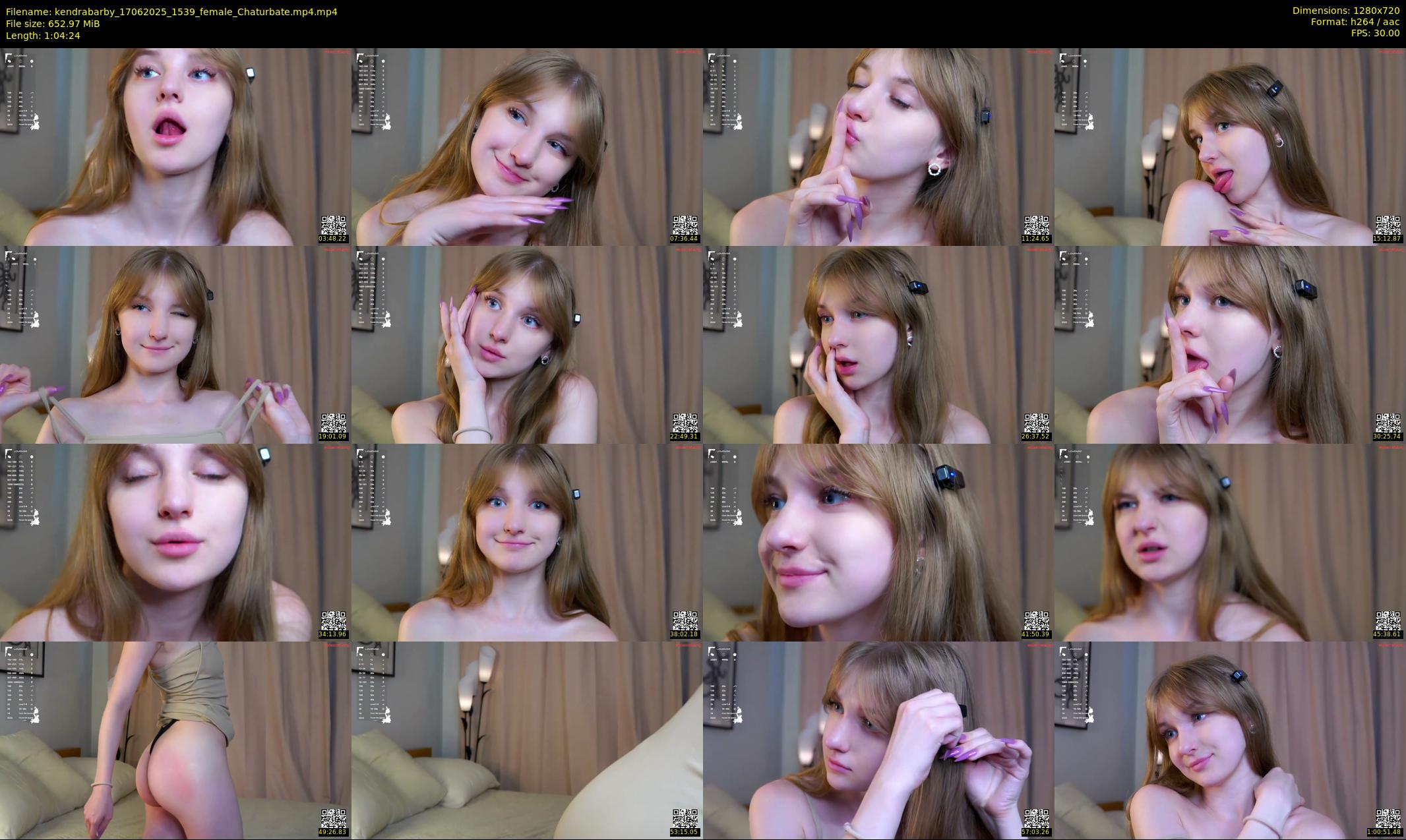 kendrabarby — 65 minute Chaturbate female cam show recording, 720p, Jun 17, 2025