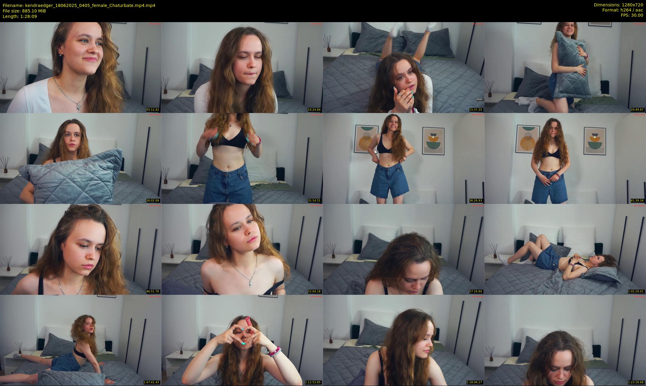 kendraedger — 89 minute Chaturbate female cam show recording, 720p, Jun 18, 2025