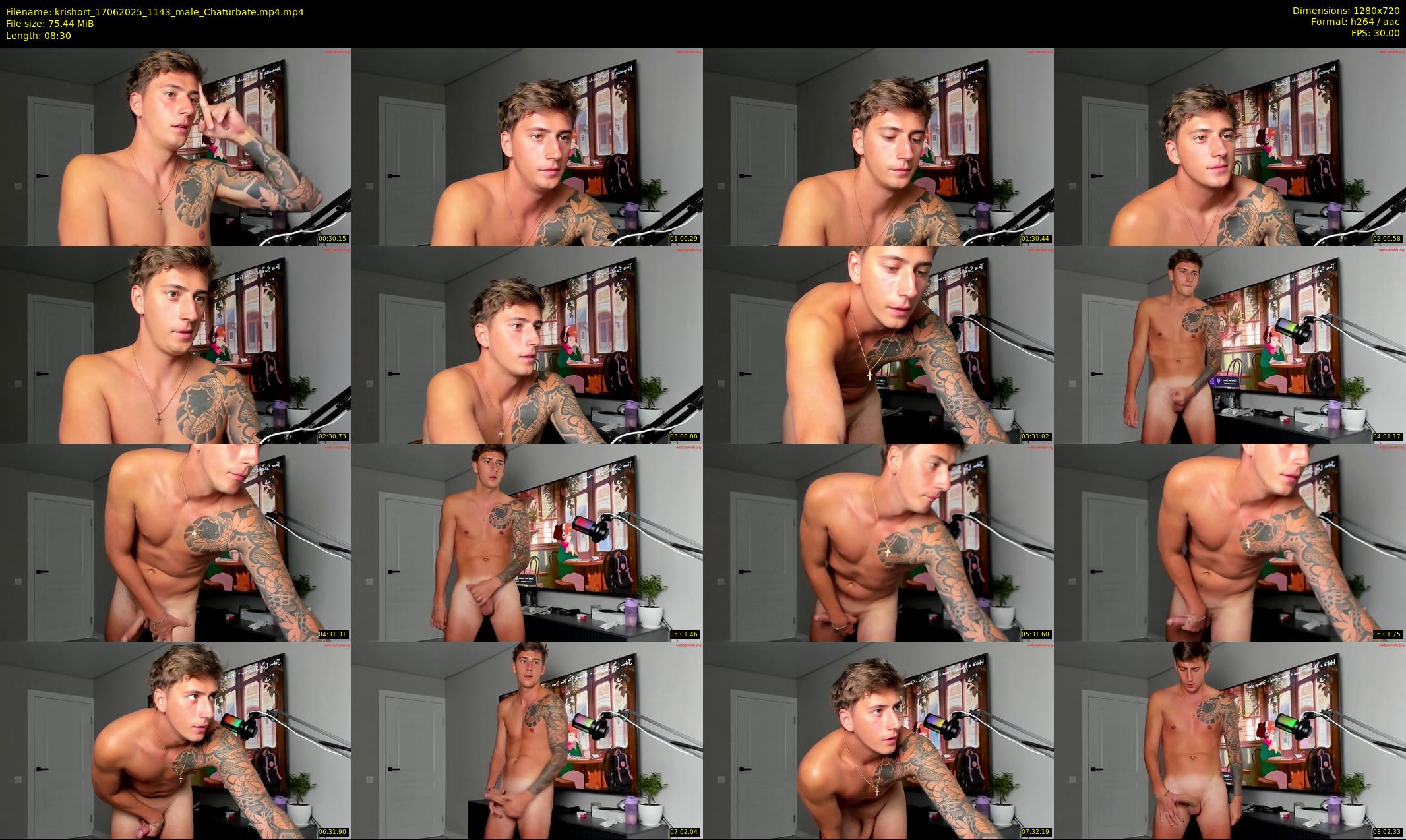 krishort — 9 minute Chaturbate male cam show recording, 720p, Jun 17, 2025