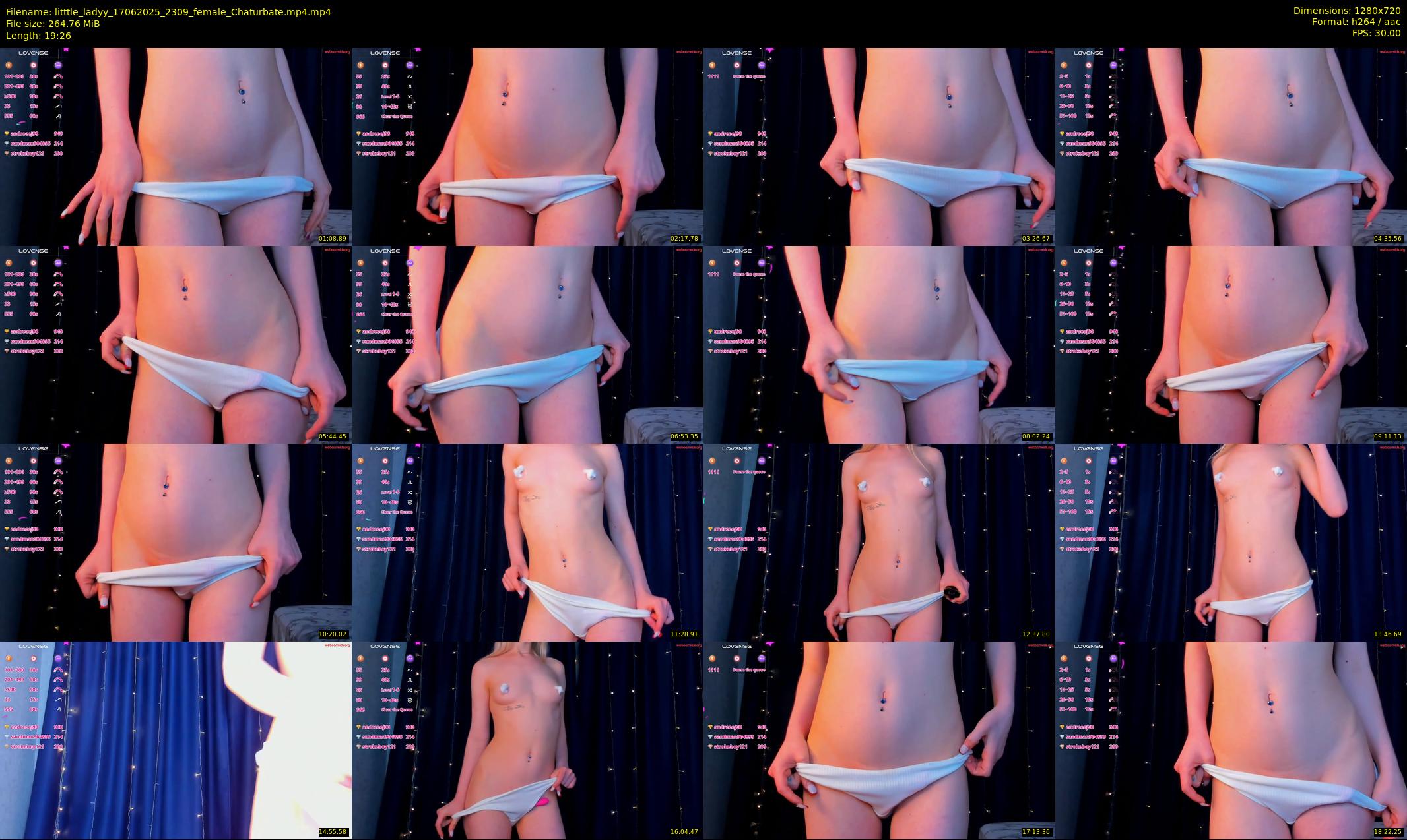 litttle_ladyy — 20 minute Chaturbate female cam show recording, 720p, Jun 17, 2025
