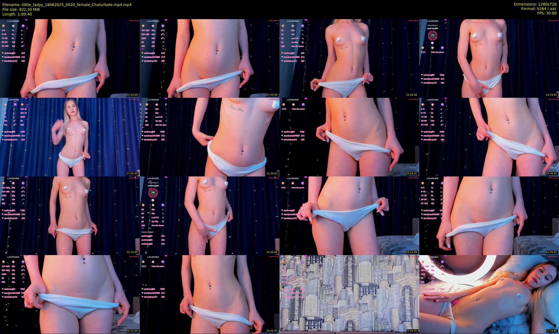 litttle_ladyy — 61 minute Chaturbate female cam show recording, 720p, Jun 18, 2025