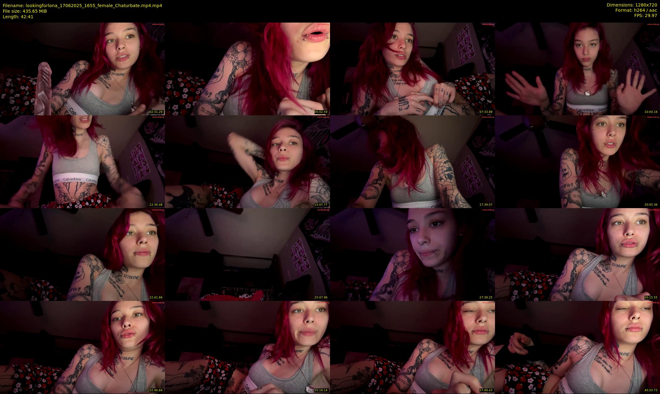 lookingforlona — 43 minute Chaturbate female cam show recording, 720p, Jun 17, 2025