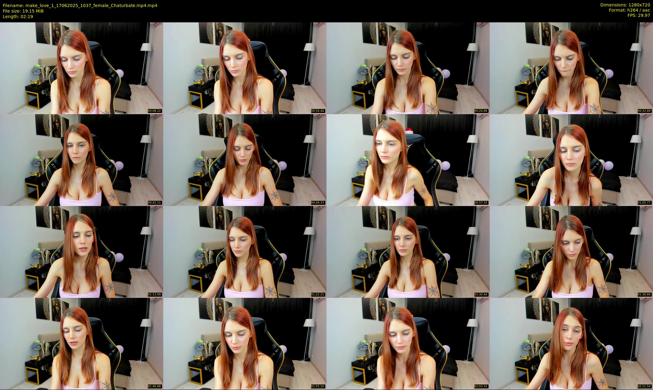 make_love_1 — 3 minute Chaturbate female cam show recording, 720p, Jun 17, 2025