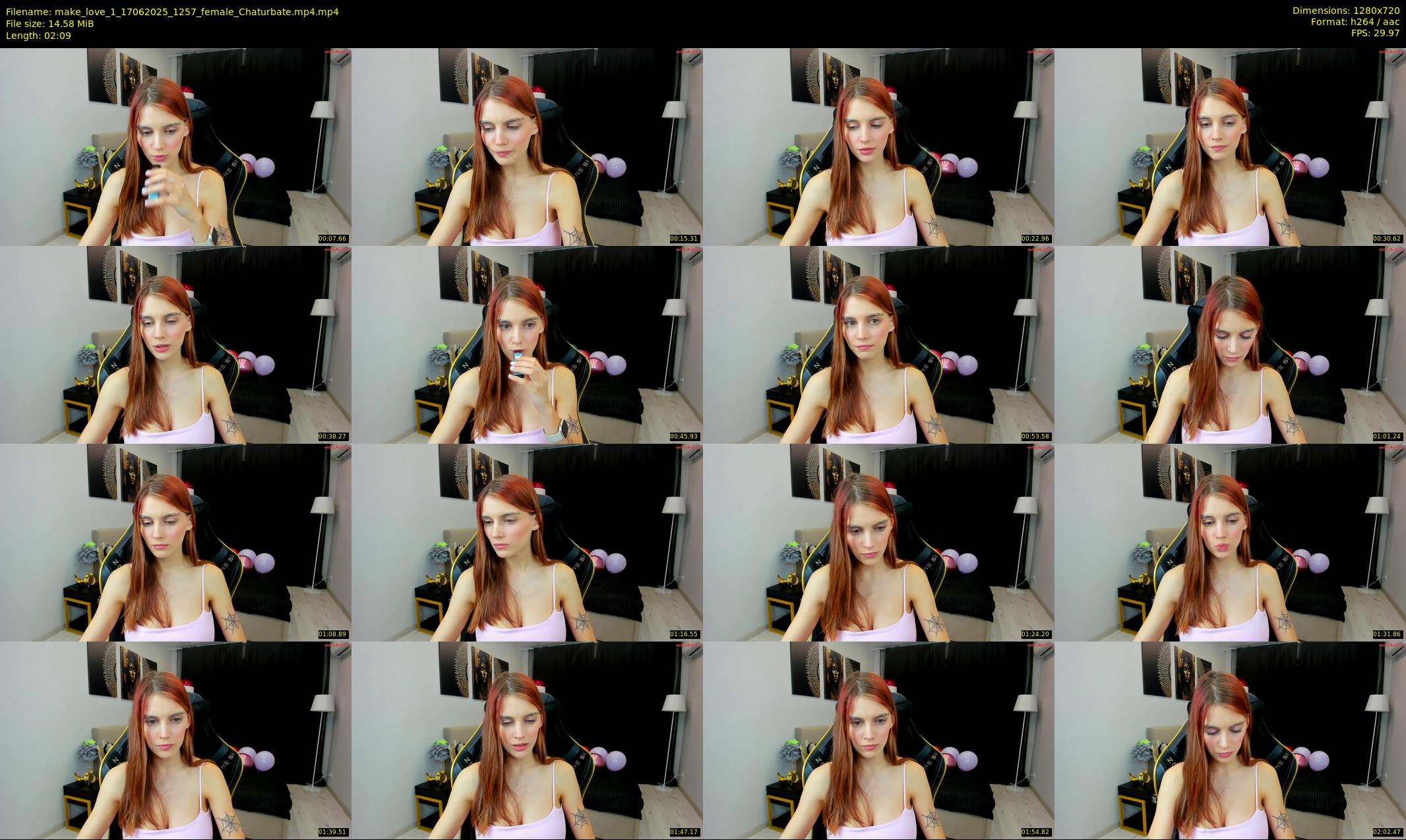 make_love_1 — 3 minute Chaturbate female cam show recording, 720p, Jun 17, 2025
