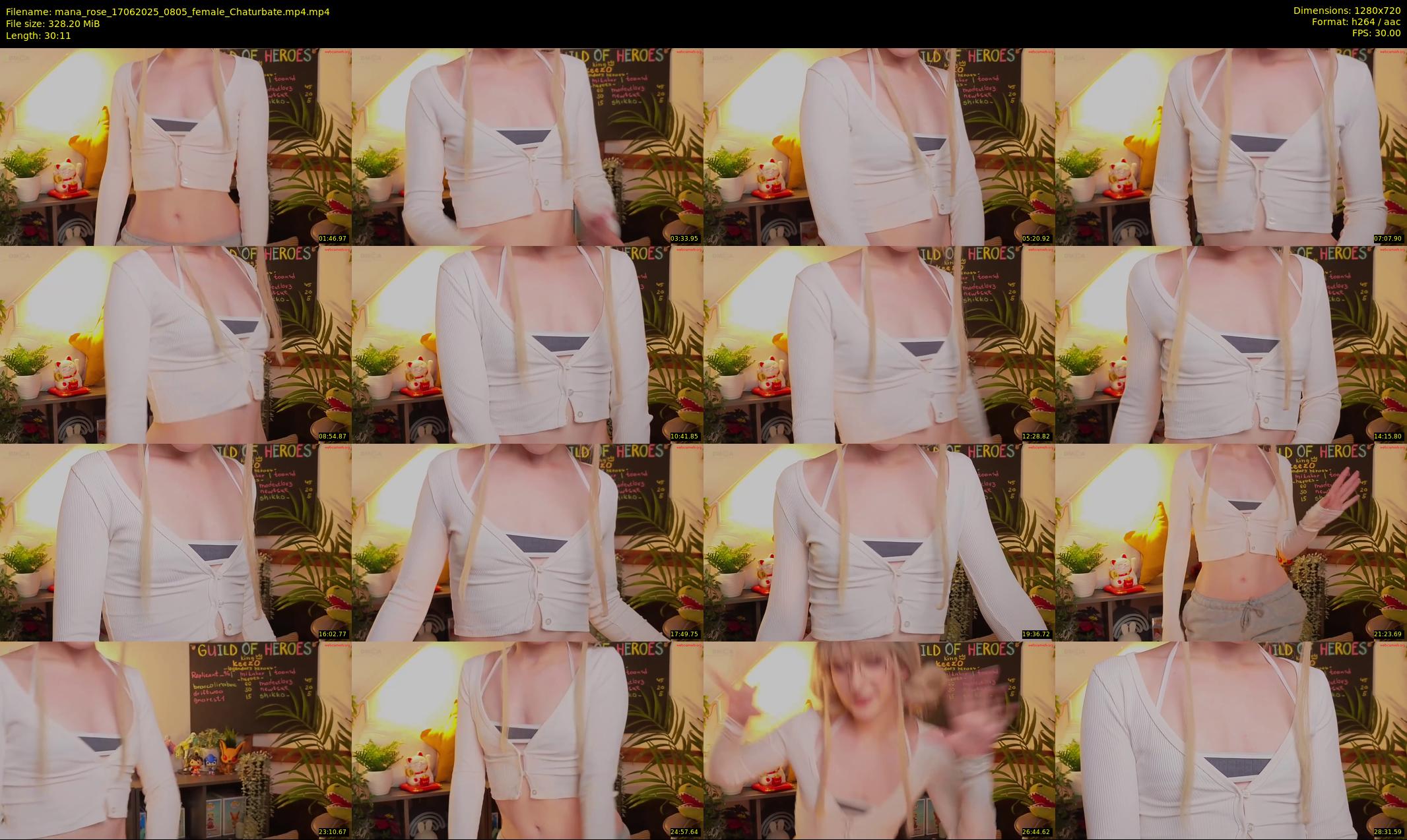 mana_rose — 31 minute Chaturbate female cam show recording, 720p, Jun 17, 2025