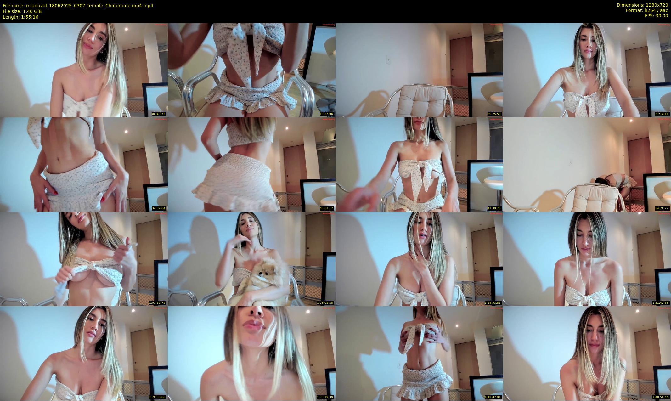 miaduval — 116 minute Chaturbate female cam show recording, 720p, Jun 18, 2025
