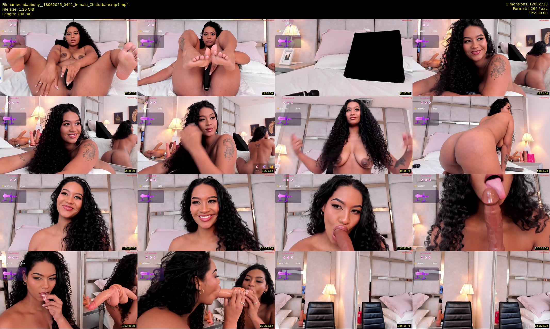 miaebony_ — 120 minute Chaturbate female cam show recording, 720p, Jun 18, 2025