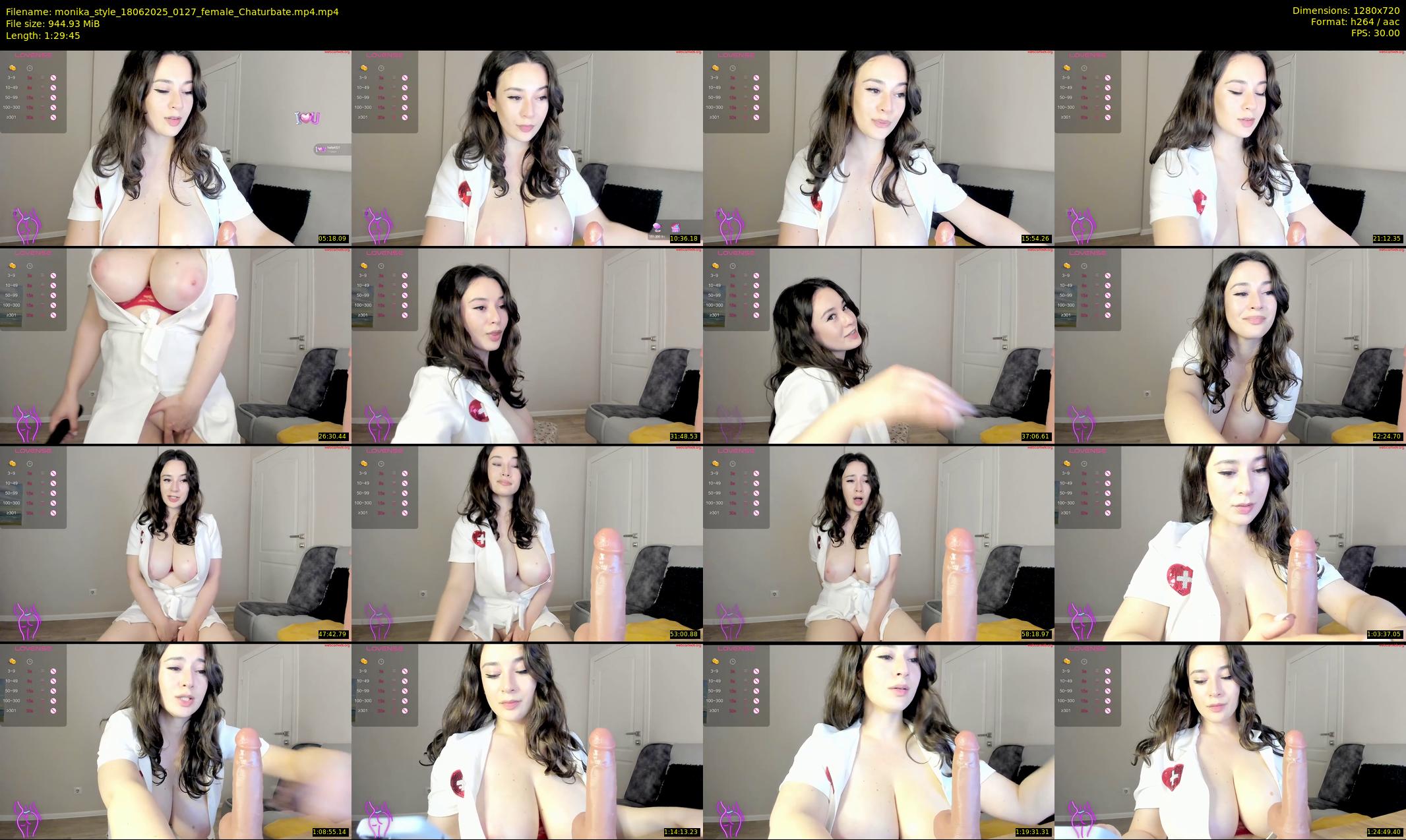 monika_style — 90 minute Chaturbate female cam show recording, 720p, Jun 18, 2025