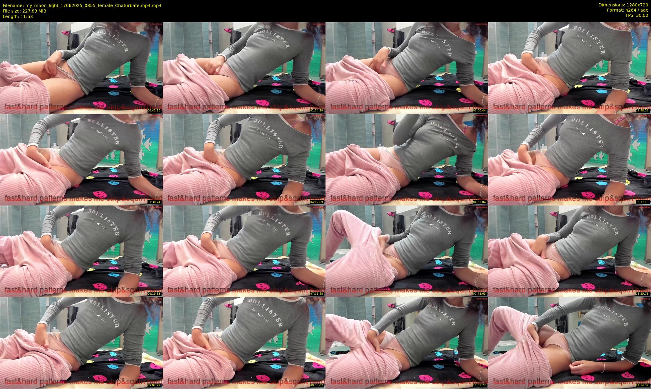 my_moon_light — 12 minute Chaturbate female cam show recording, 720p, Jun 17, 2025