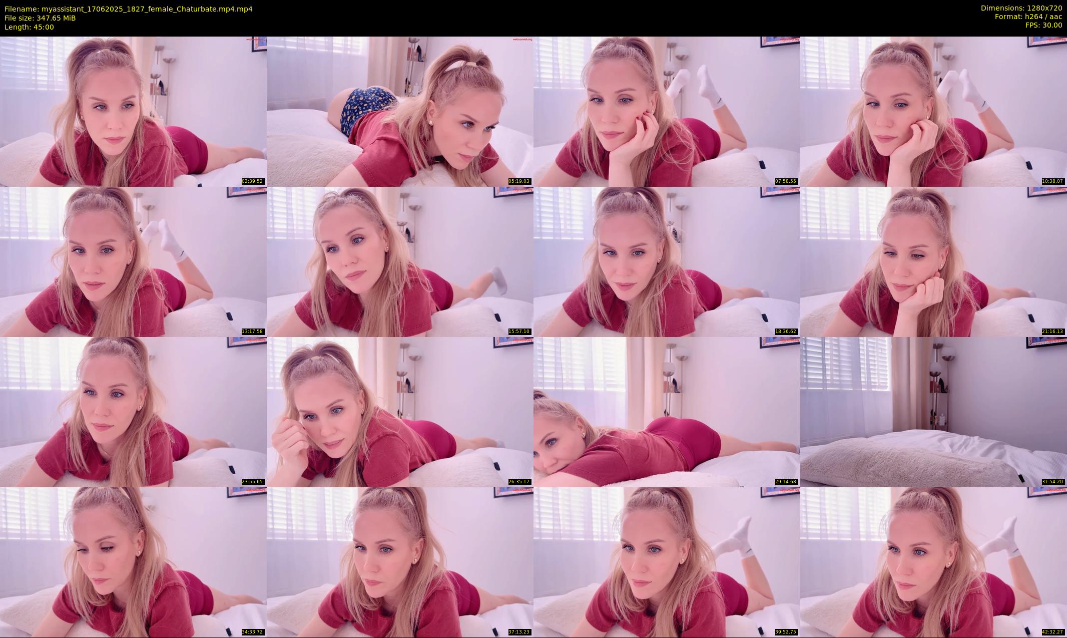 myassistant — 45 minute Chaturbate female cam show recording, 720p, Jun 17, 2025