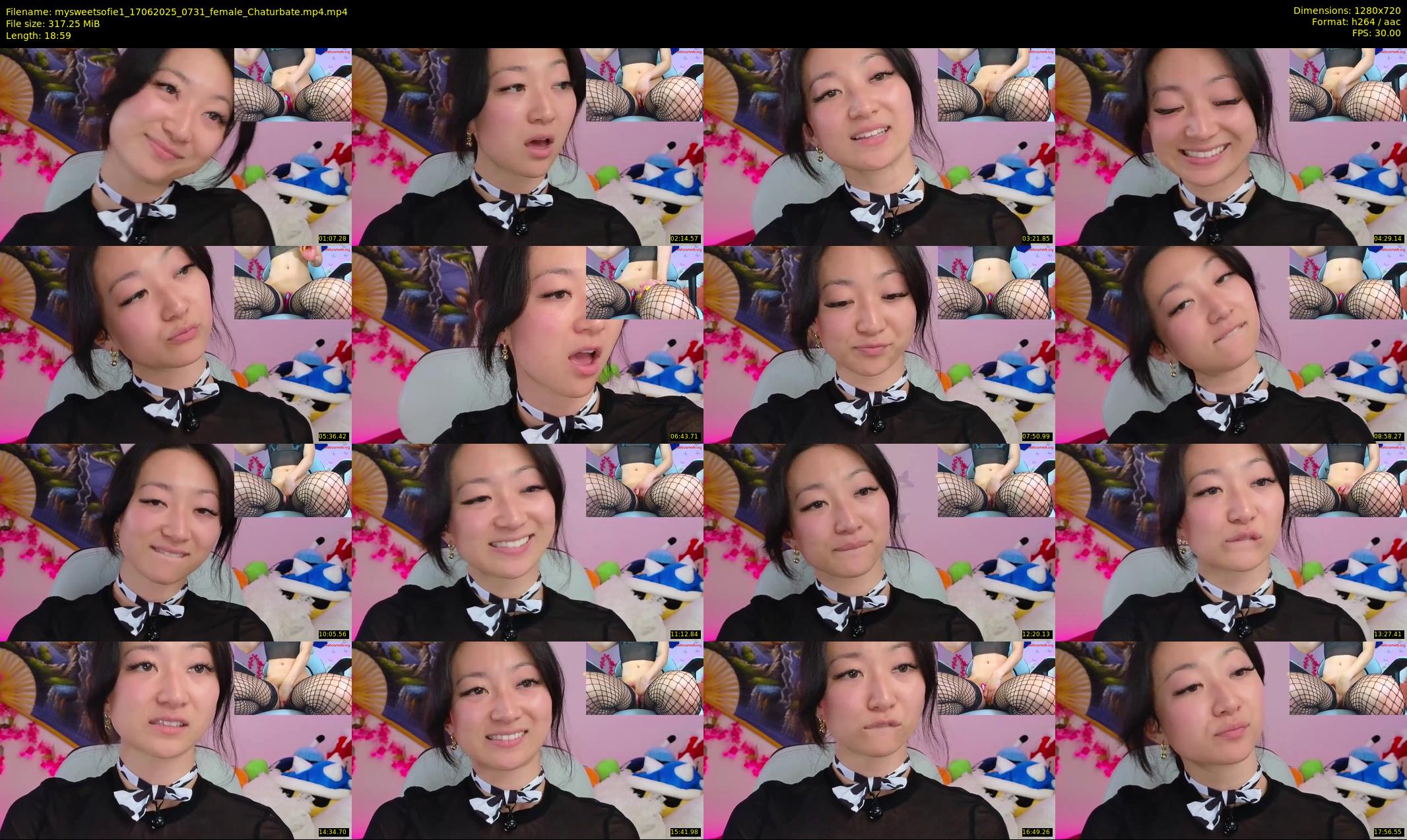 mysweetsofie1 — 19 minute Chaturbate female cam show recording, 720p, Jun 17, 2025
