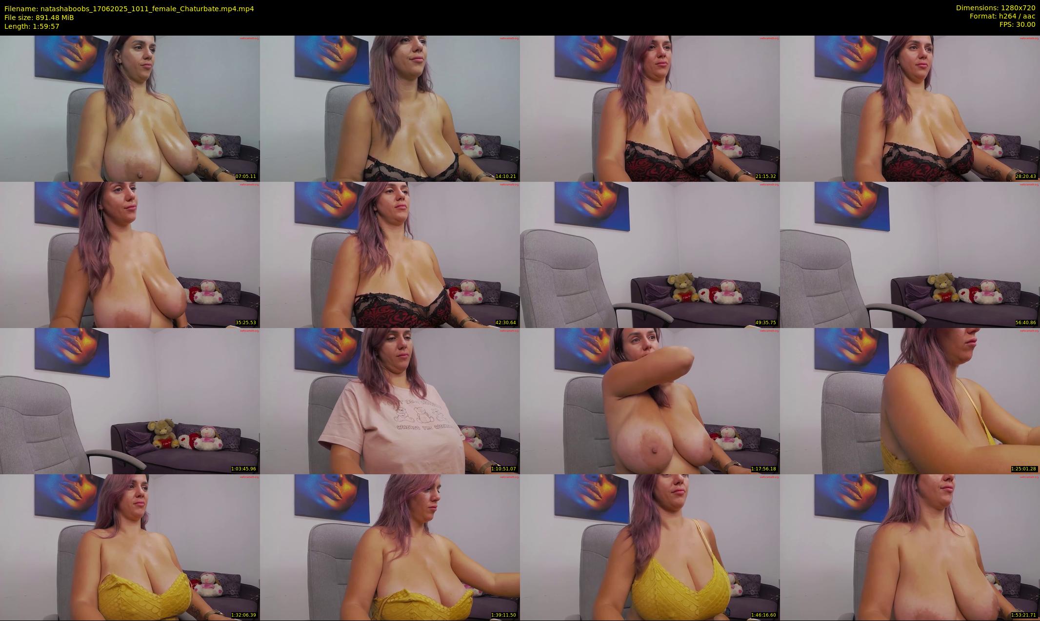 natashaboobs — 120 minute Chaturbate female cam show recording, 720p, Jun 17, 2025