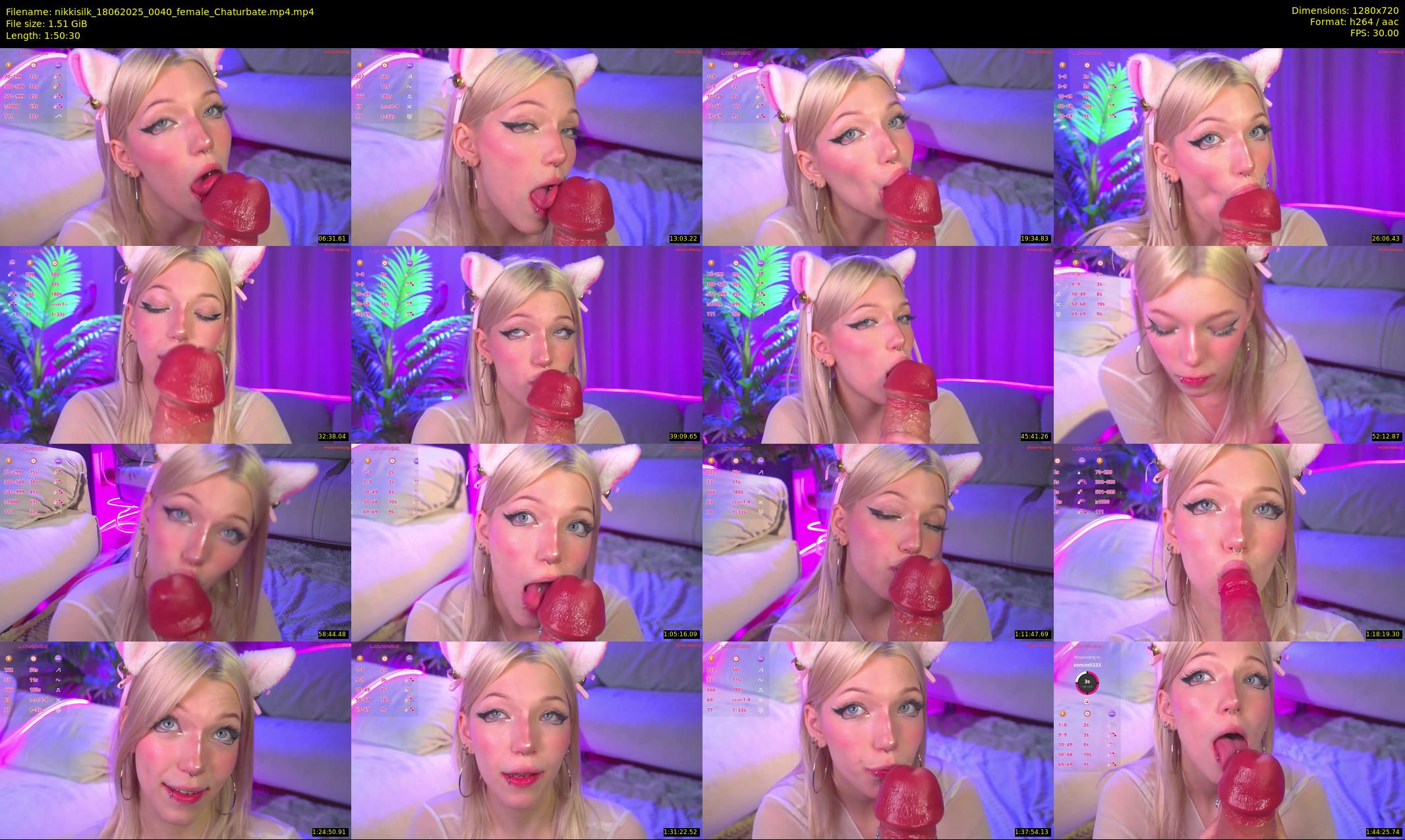 nikkisilk — 111 minute Chaturbate female cam show recording, 720p, Jun 18, 2025