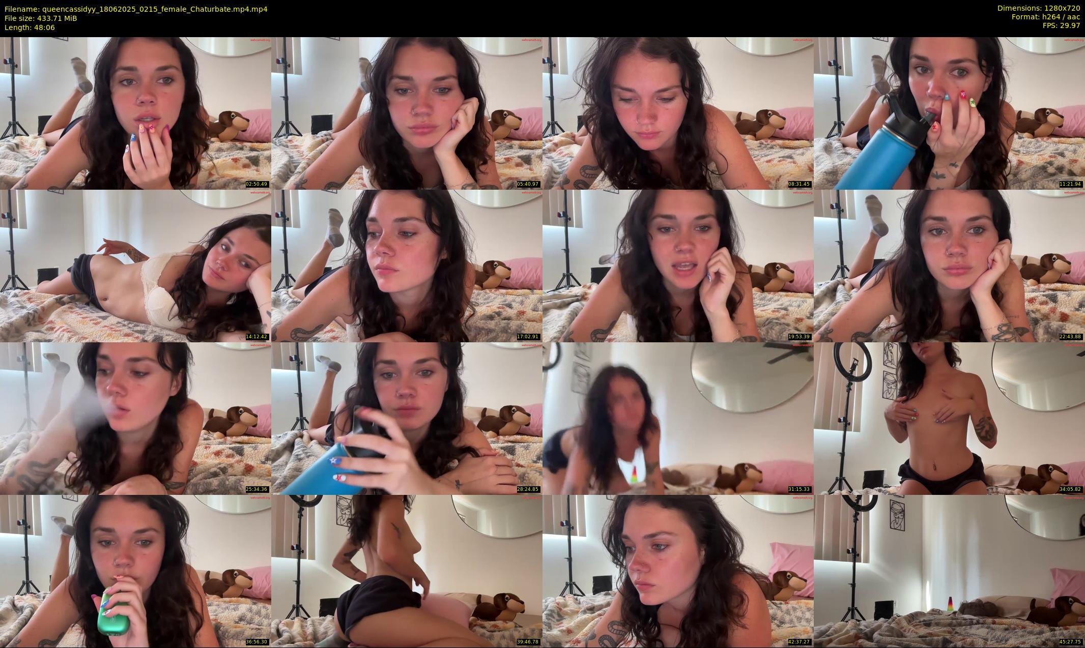 queencassidyy — 49 minute Chaturbate female cam show recording, 720p, Jun 18, 2025