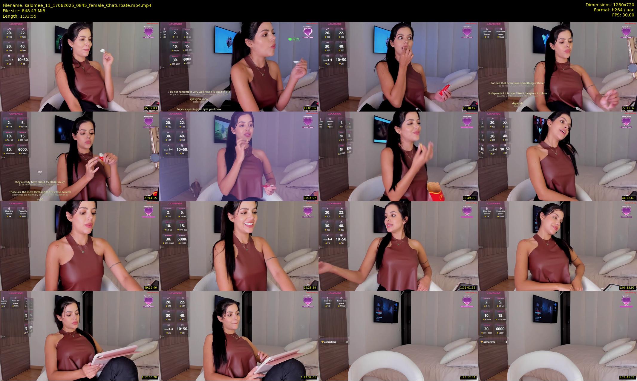 salomee_11 — 94 minute Chaturbate female cam show recording, 720p, Jun 17, 2025