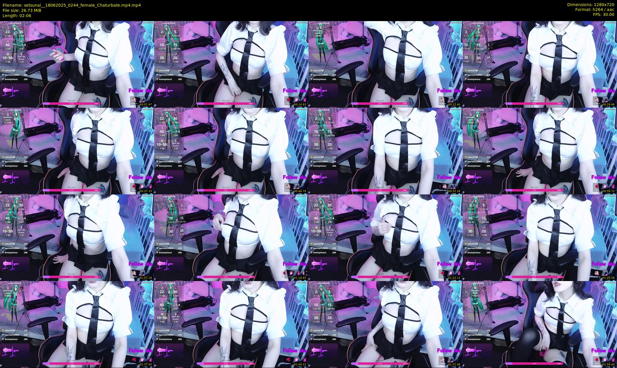 setsunai_ — 3 minute Chaturbate female cam show recording, 720p, Jun 18, 2025