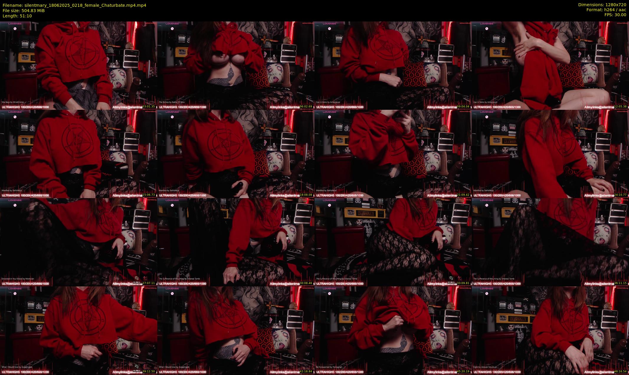 silentmary — 52 minute Chaturbate female cam show recording, 720p, Jun 18, 2025