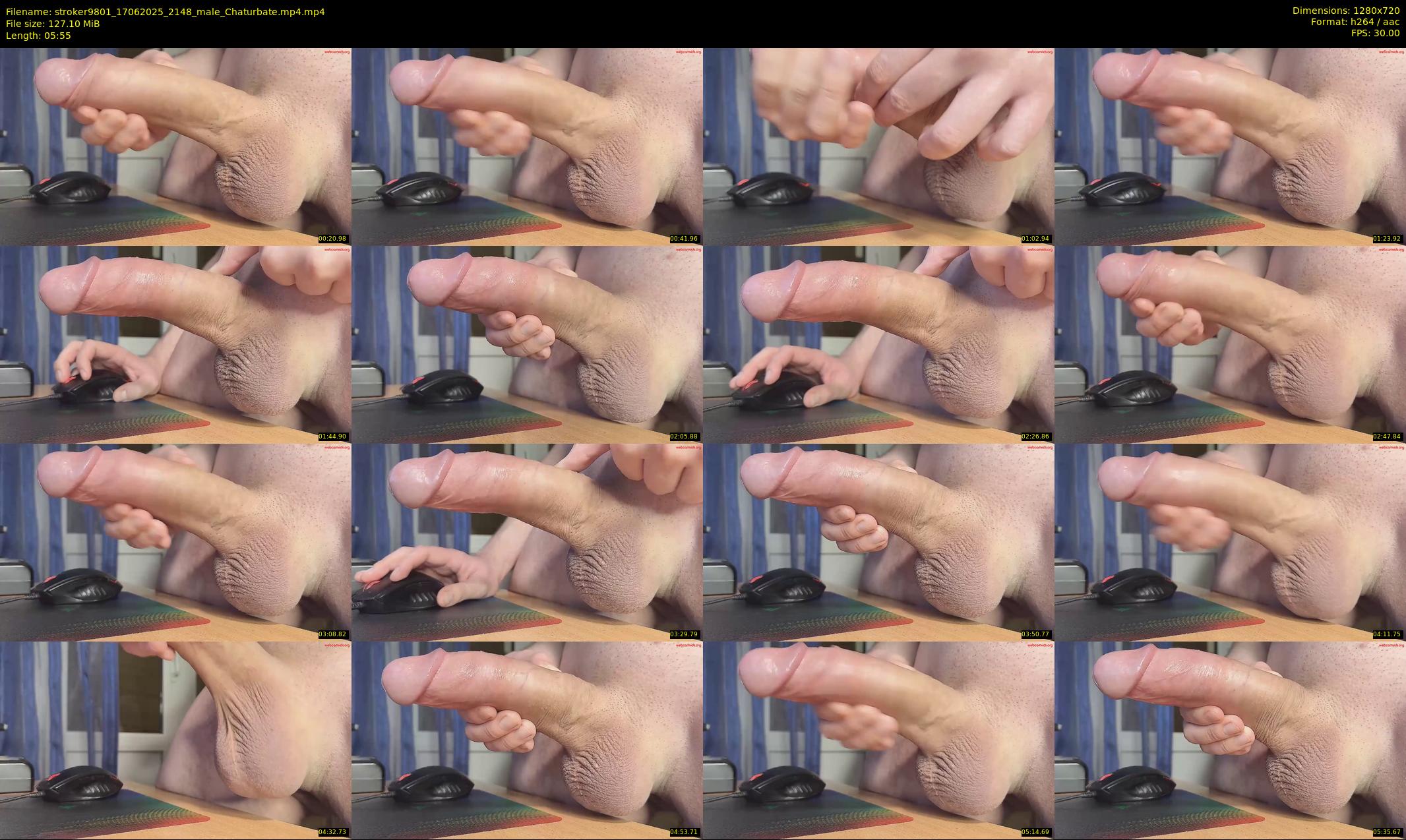 stroker9801 — 6 minute Chaturbate male cam show recording, 720p, Jun 17, 2025