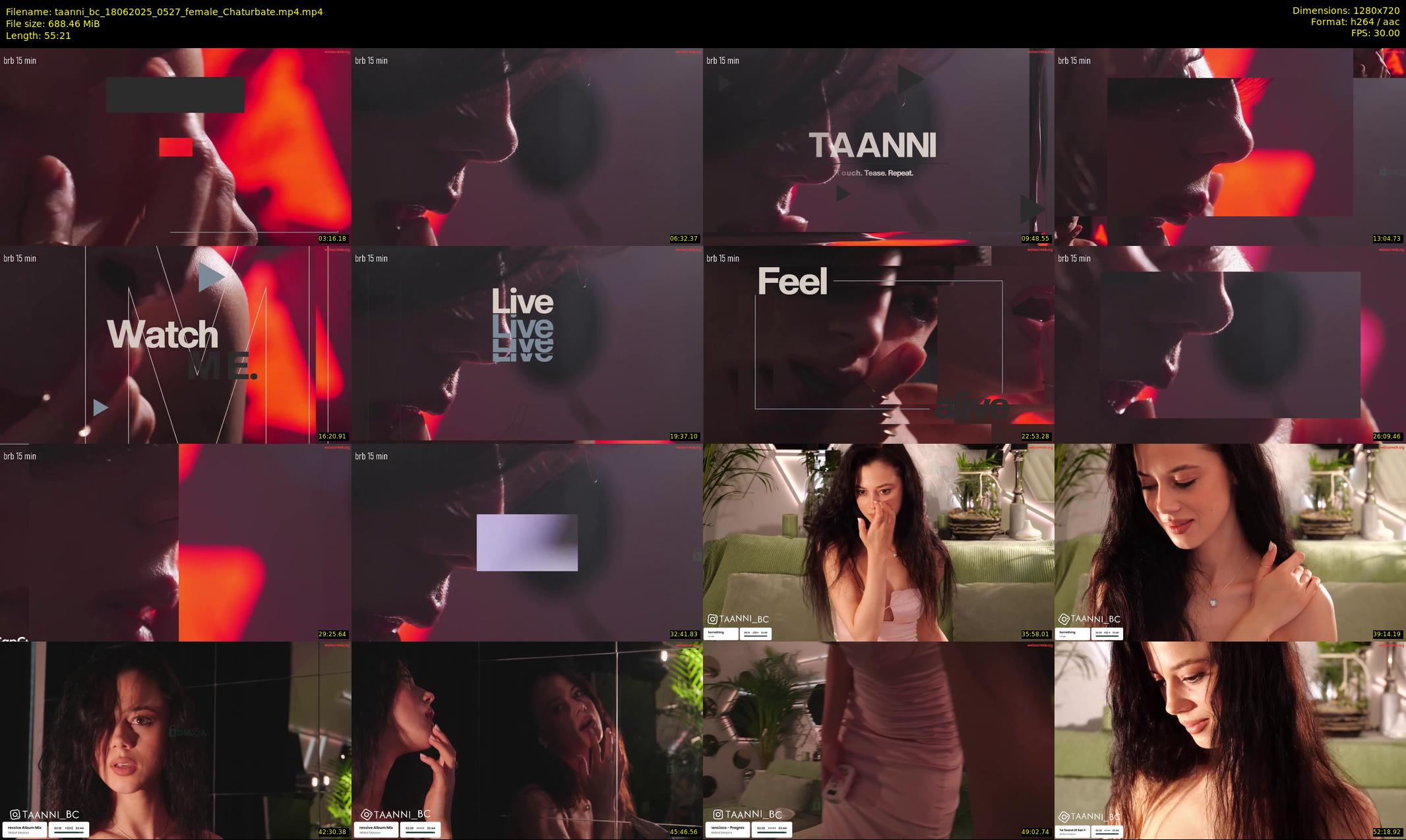 taanni_bc — 56 minute Chaturbate female cam show recording, 720p, Jun 18, 2025