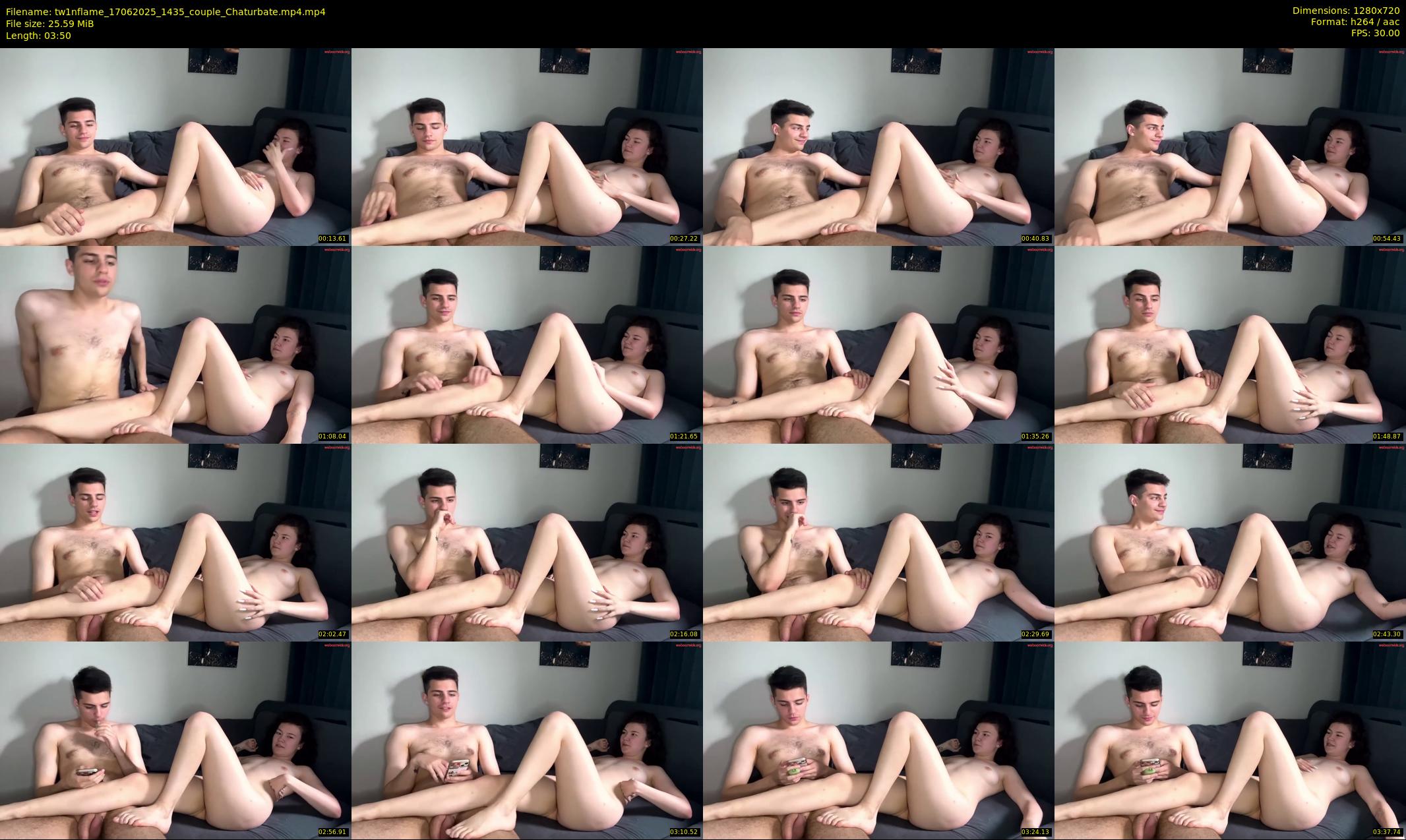 tw1nflame — 4 minute Chaturbate couple cam show recording, 720p, Jun 17, 2025