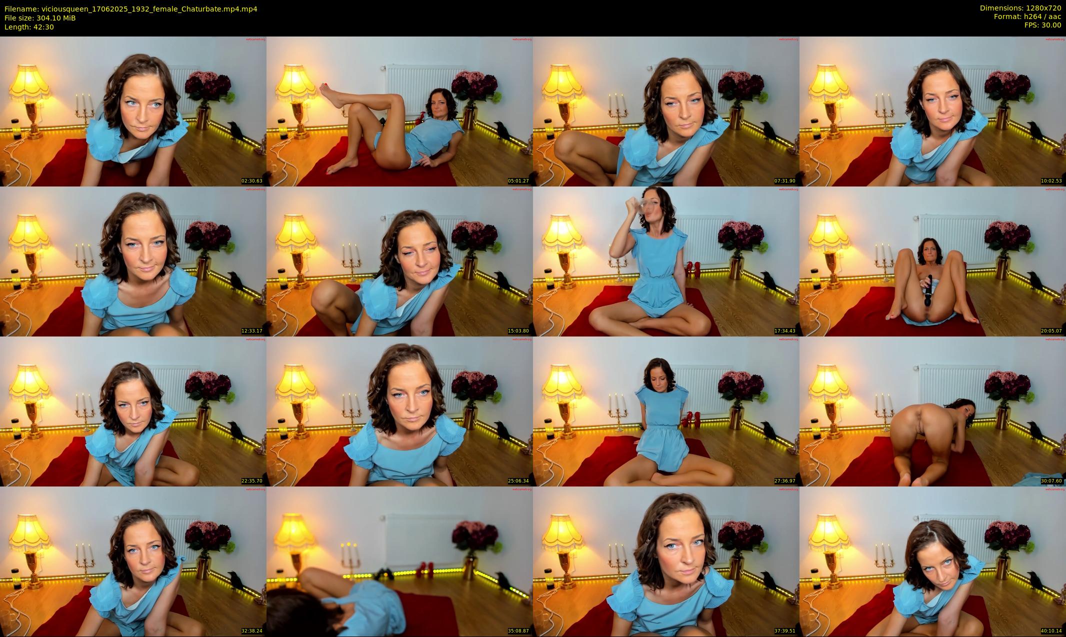 viciousqueen — 43 minute Chaturbate female cam show recording, 720p, Jun 17, 2025