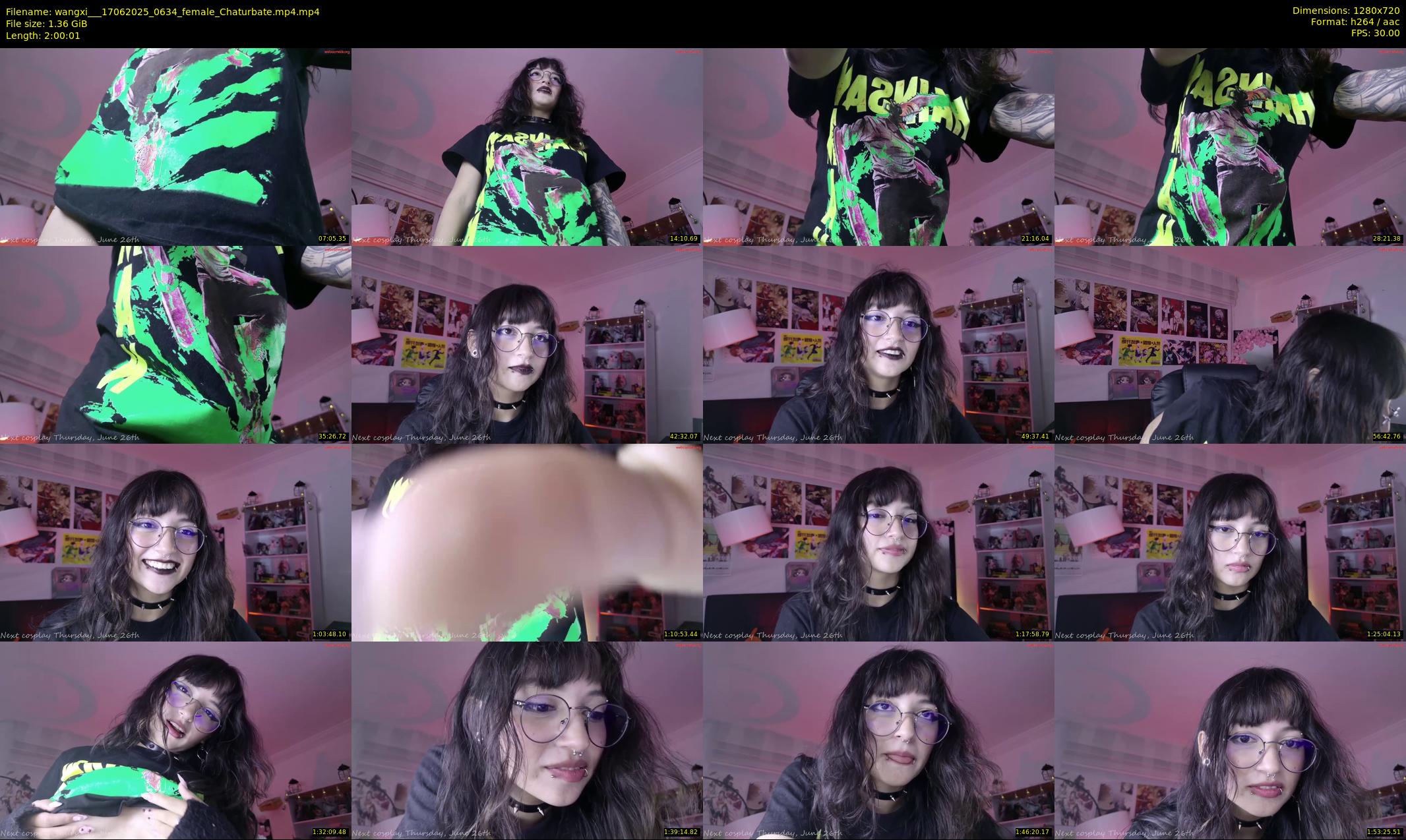 wangxi__ — 121 minute Chaturbate female cam show recording, 720p, Jun 17, 2025