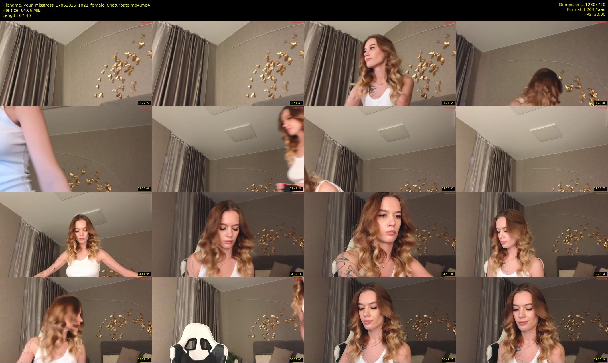 your_misstress — 8 minute Chaturbate female cam show recording, 720p, Jun 17, 2025
