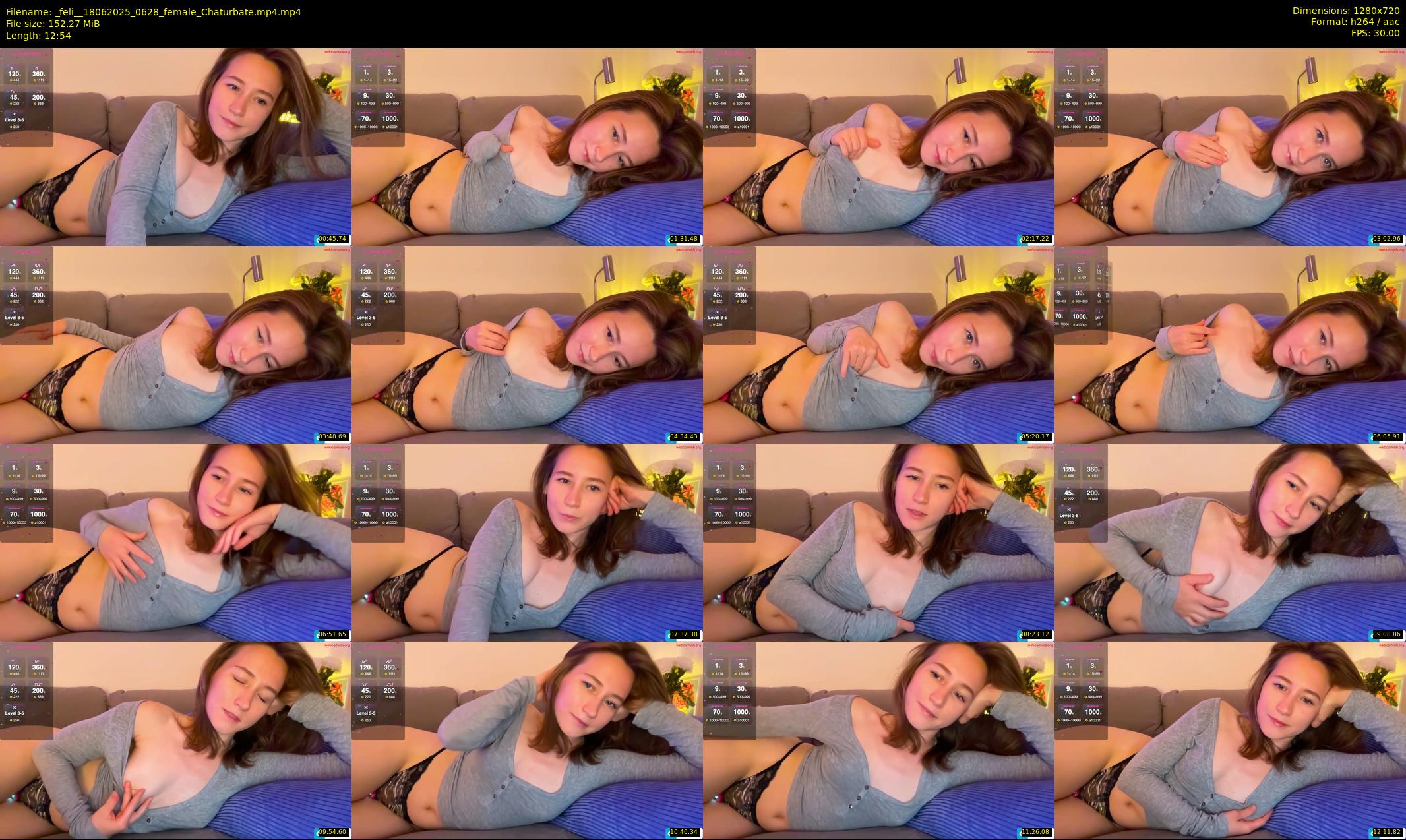 _feli_ — 13 minute Chaturbate female cam show recording, 720p, Jun 18, 2025