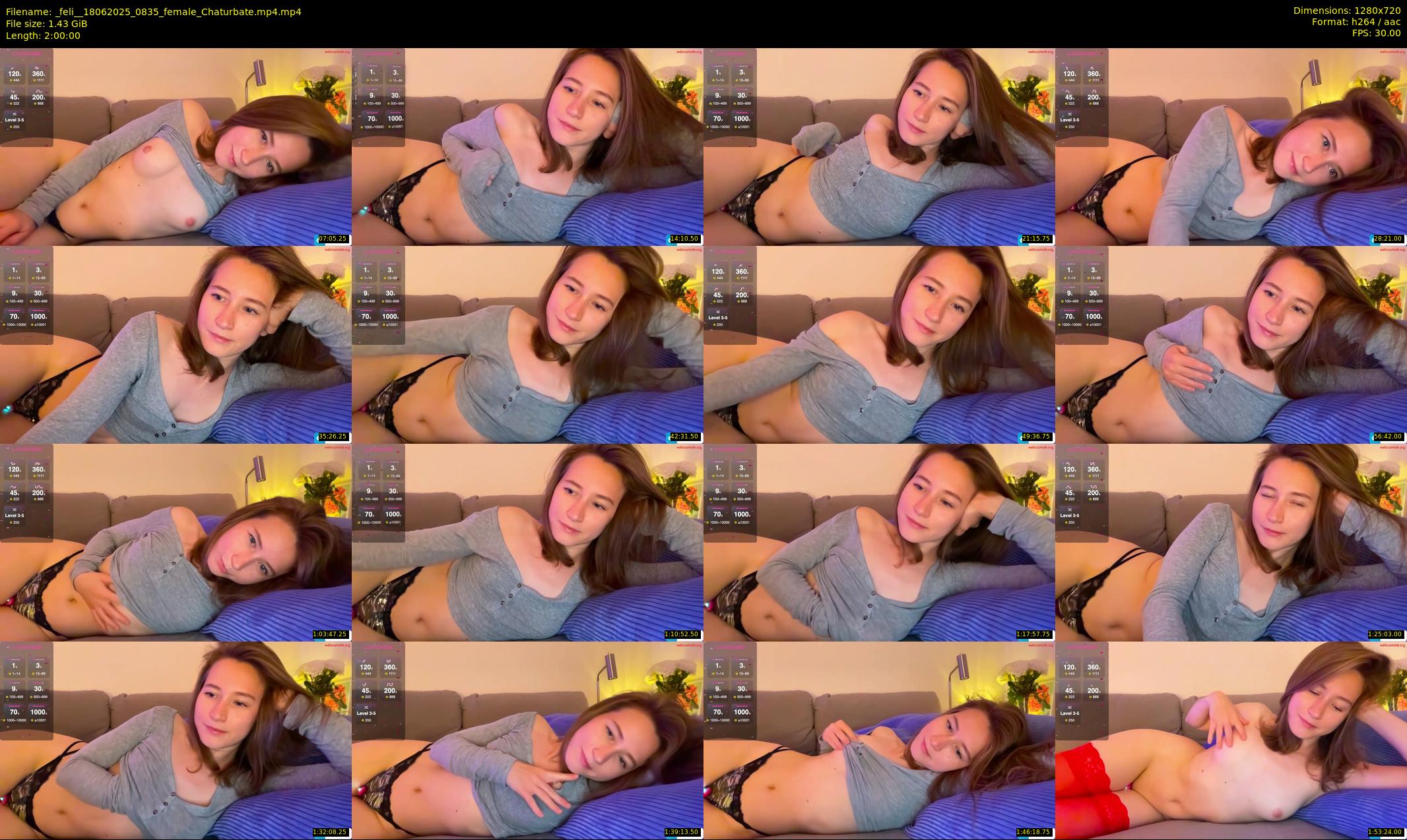 _feli_ — 120 minute Chaturbate female cam show recording, 720p, Jun 18, 2025