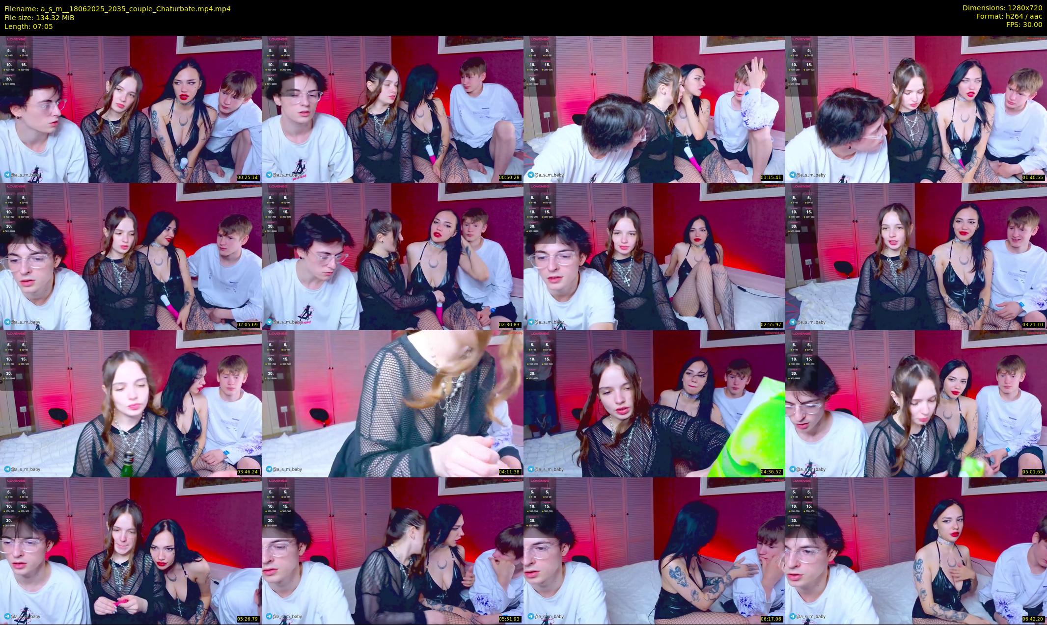 a_s_m_ — 8 minute Chaturbate couple cam show recording, 720p, Jun 18, 2025