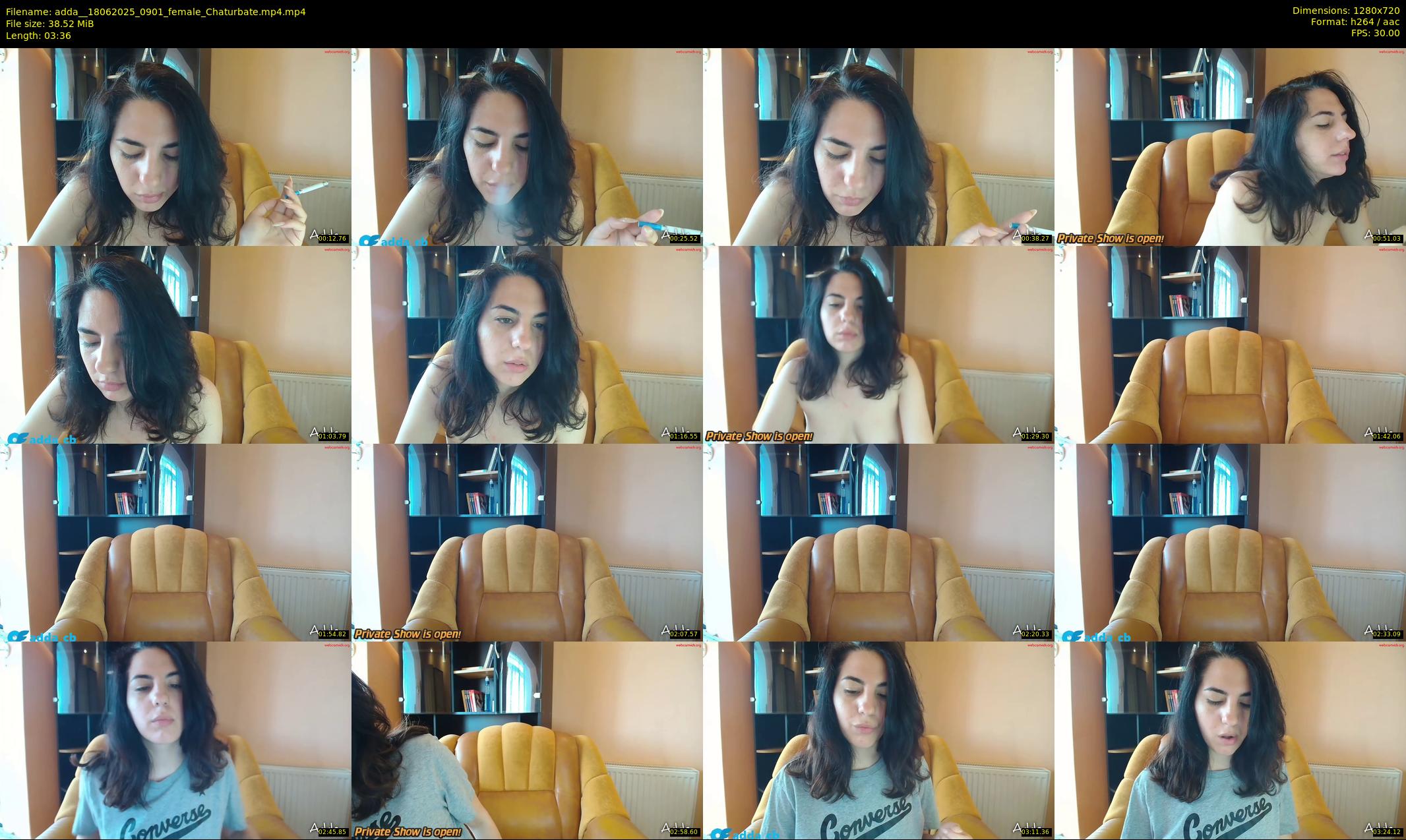 adda_ — 4 minute Chaturbate female cam show recording, 720p, Jun 18, 2025