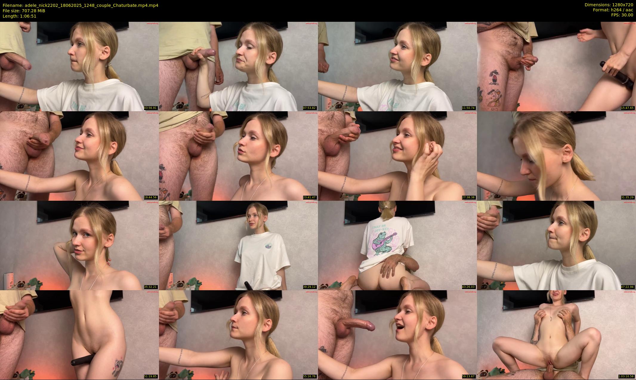 adele_nick2202 — 67 minute Chaturbate couple cam show recording, 720p, Jun 18, 2025